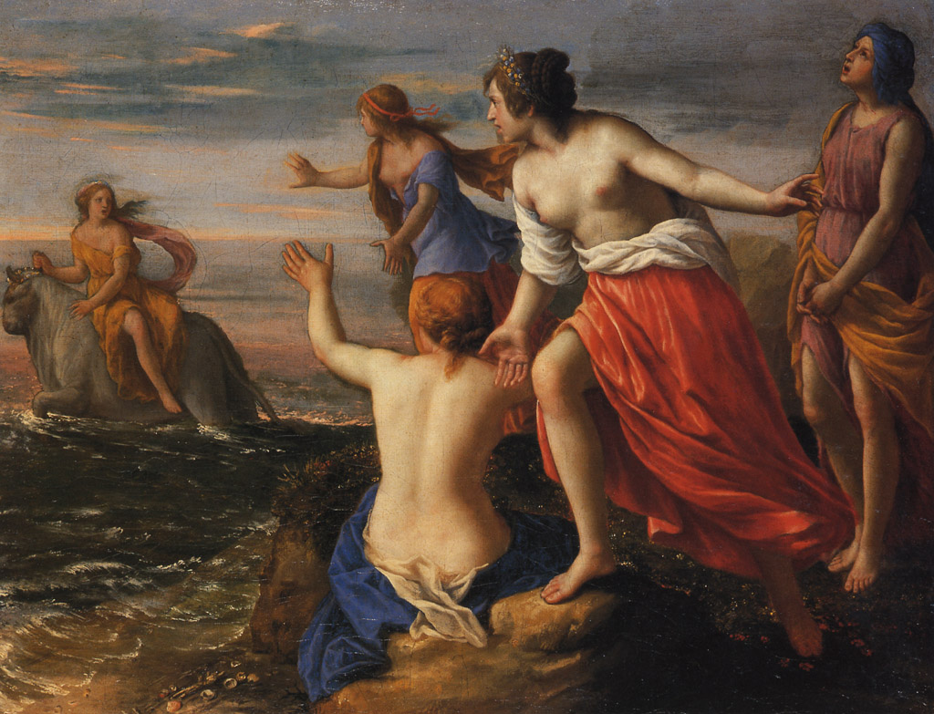 Ratto di Europa (dipinto) di Turchi Alessandro detto Orbetto (sec. XVII)