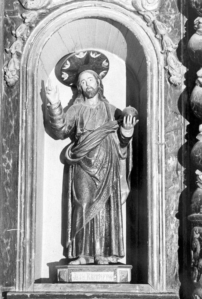 Cristo redentore benedicente (scultura) - bottega sarda (XVIII)