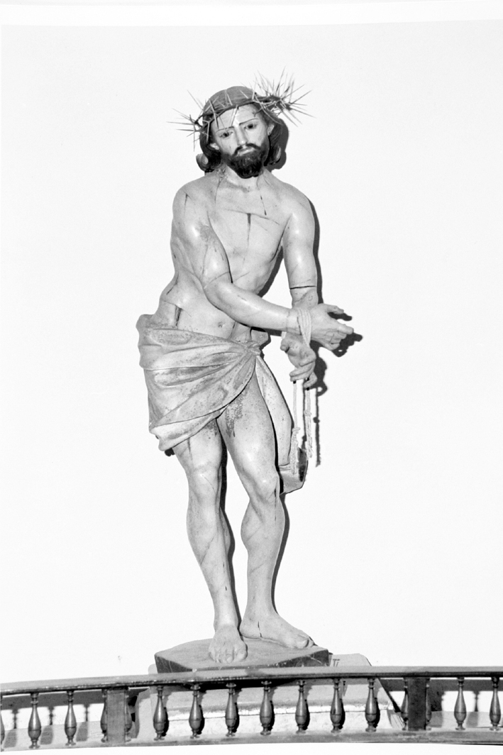 Cristo alla colonna (scultura) di Lonis Giuseppe Antonio (bottega) (XVIII)
