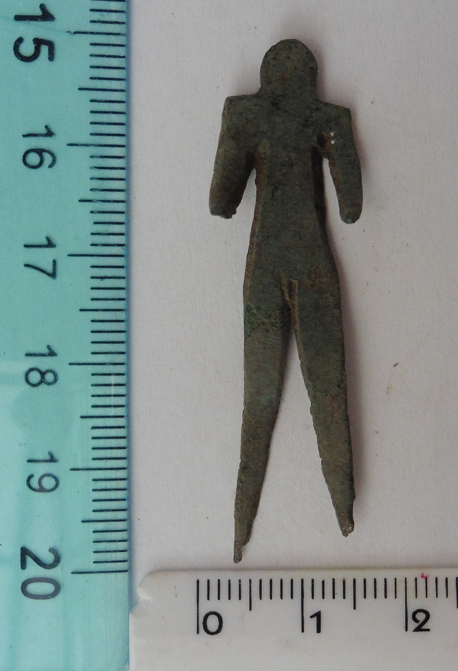 SINGOLO OGGETTO/ statuetta, PERIODIZZAZIONI/ PROTOSTORIA/ Età del Ferro