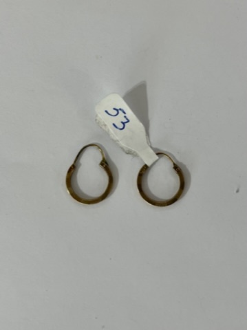 orecchino - a cerchio, coppia - ambito Italia meridionale (inizio XX)