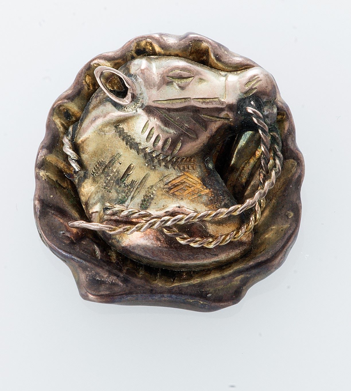 spilla, opera isolata - bottega Italia meridionale (inizio sec. XX)