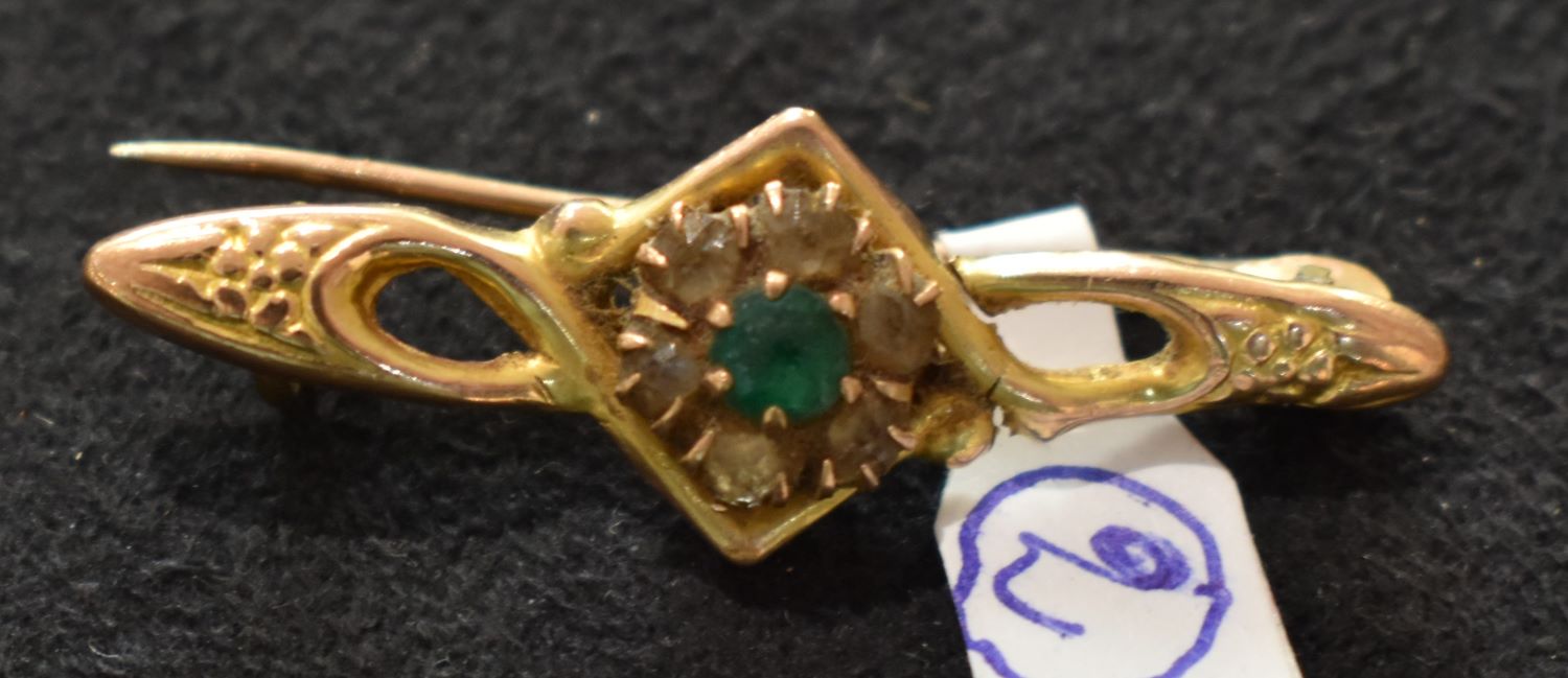 spilla, opera isolata - bottega napoletana (inizio sec. XX)