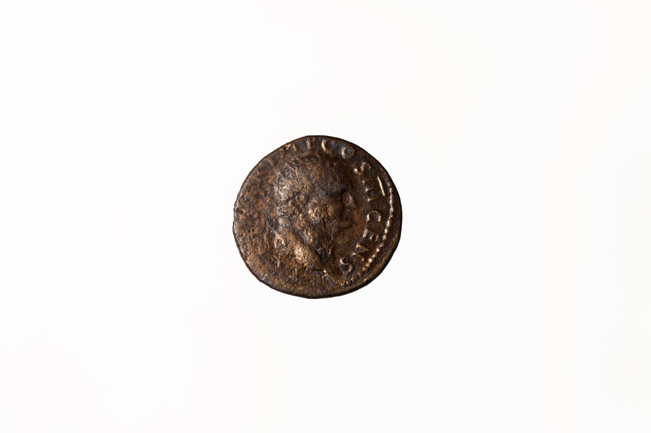 moneta - dupondio (terzo quarto sec. I d.C)