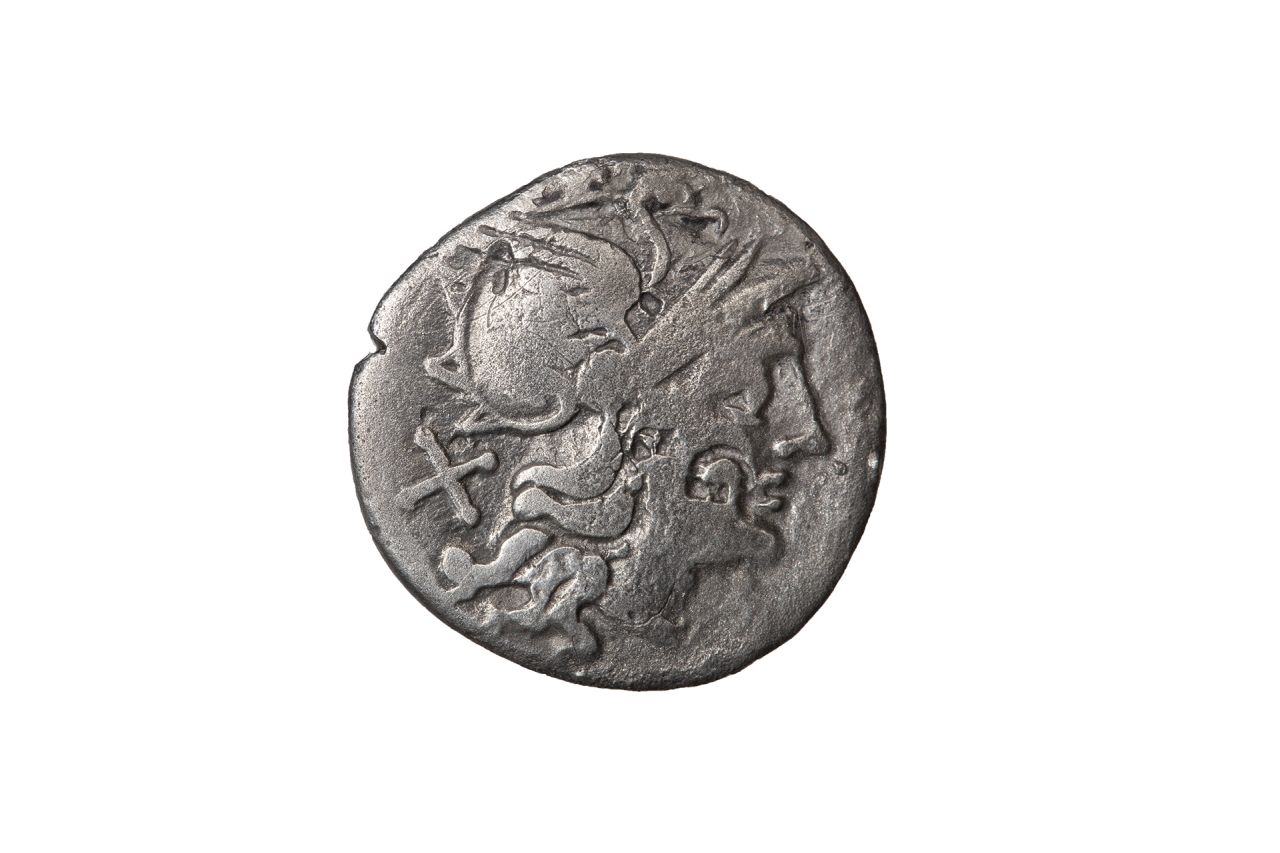 moneta - denario (terzo quarto sec. II a.C)