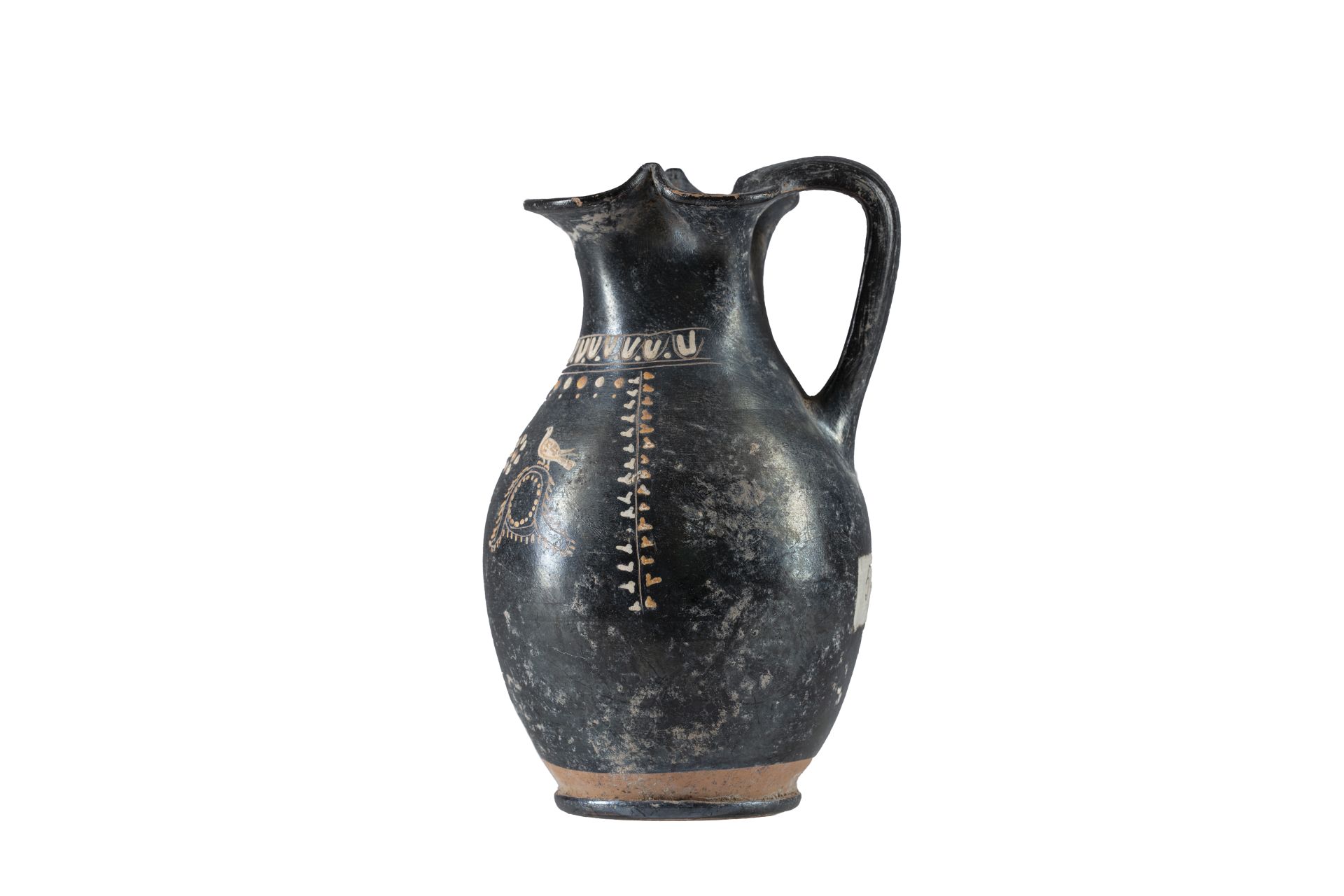 brocca, Morel F 5633a 1 - ceramica di gnathia (secc. IV/ III a.C)