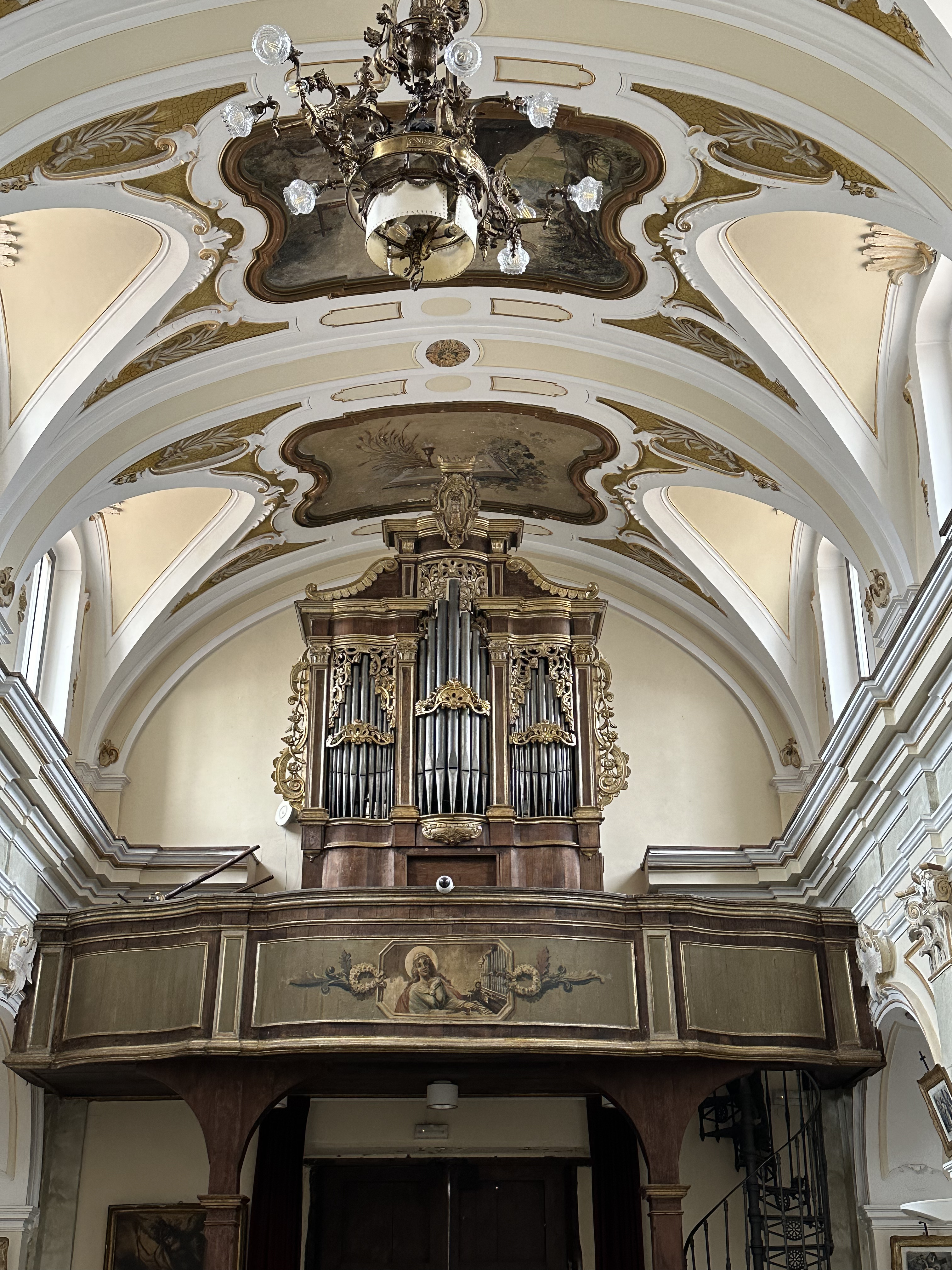 organo di Carelli Silverio (attribuito) (fine intero bene sec. XVIII)
