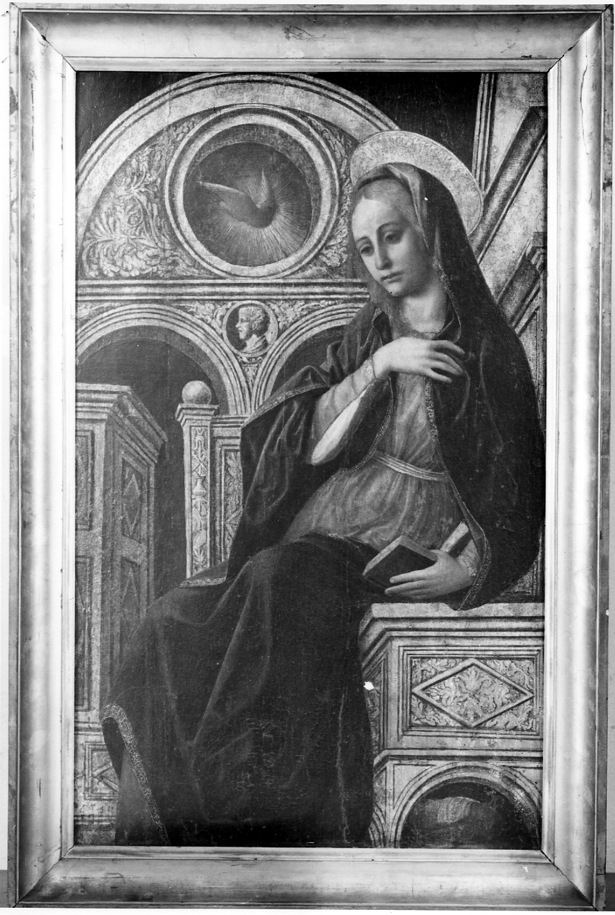 Madonna Annunciata (dipinto, opera isolata) di Foppa Vincenzo (inizio sec. XVI)