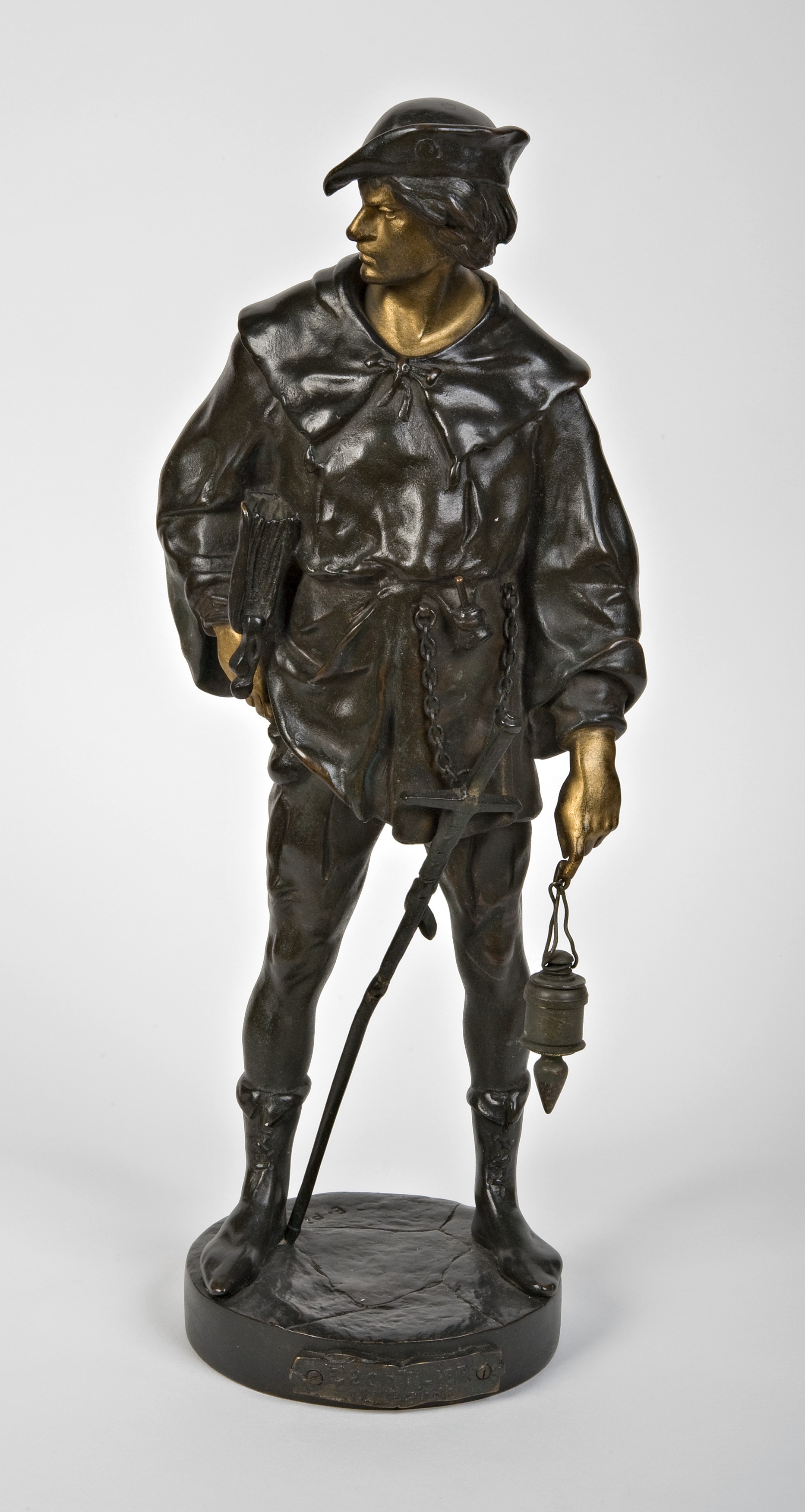 Studente francese (statua, opera isolata) - ambito francese (XIX)