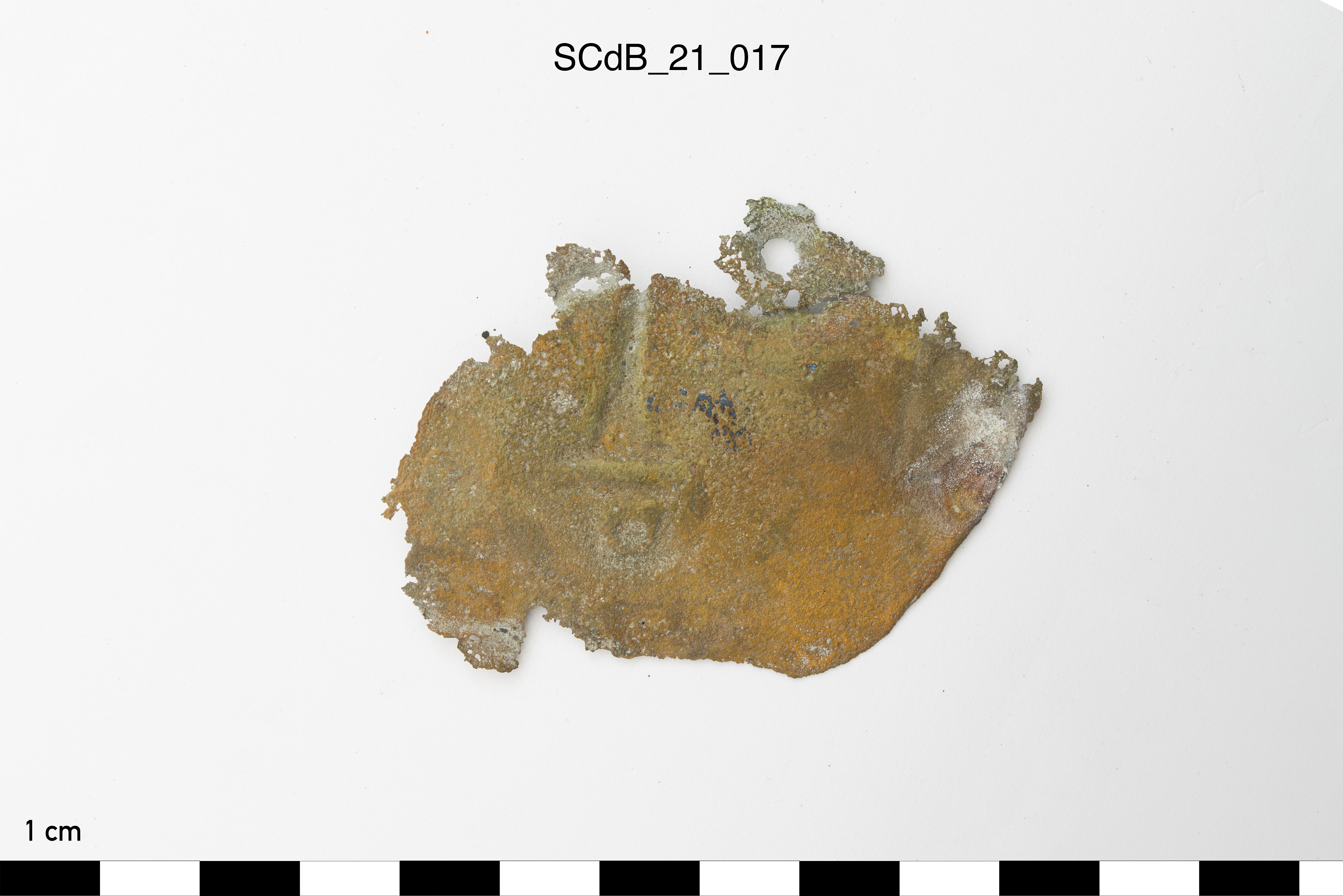 SINGOLO OGGETTO/ lamina, II-I secolo a.C