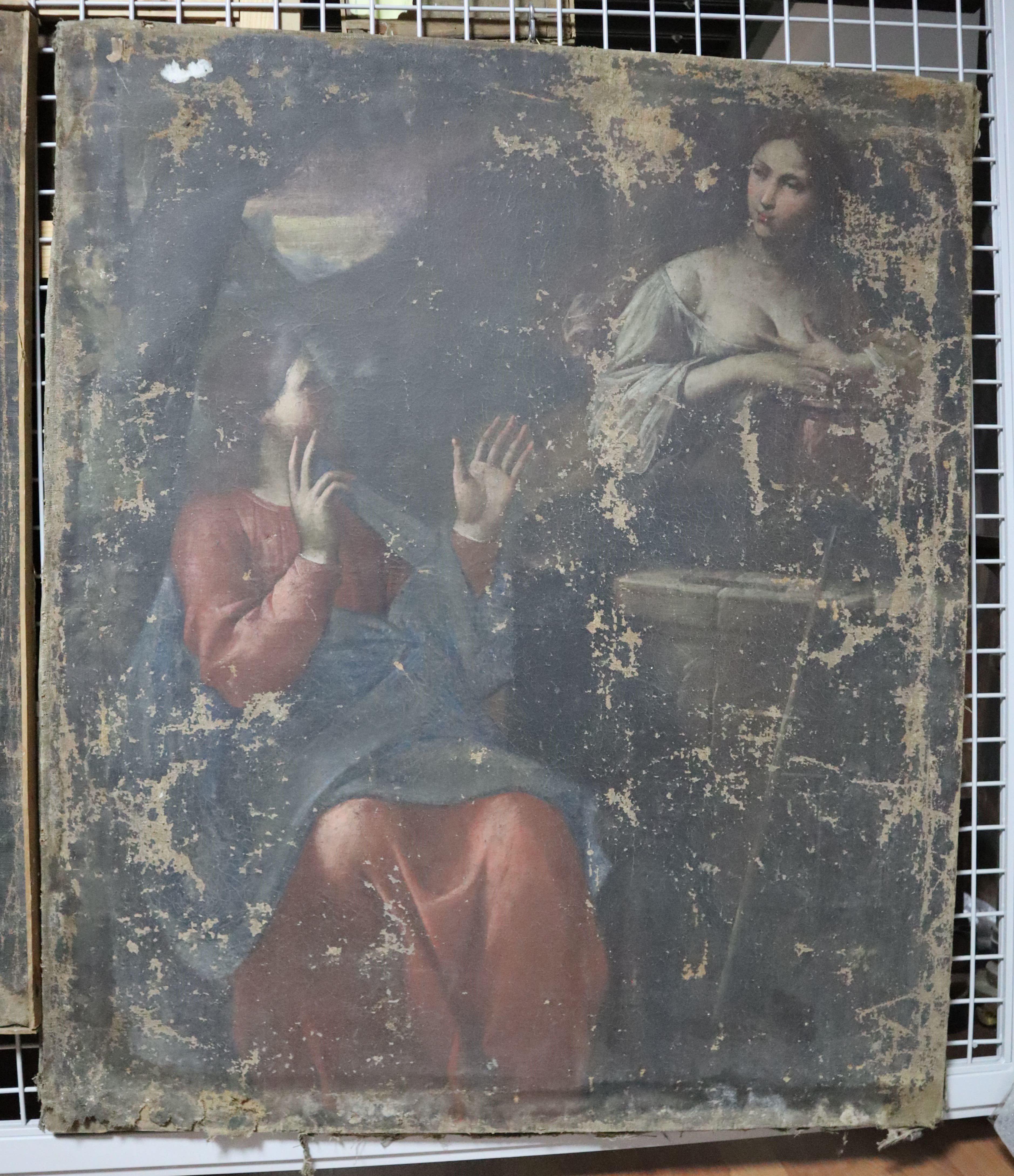 Gesù e la Samaritana al pozzo (dipinto) - ambito napoletano (ca XVII)
