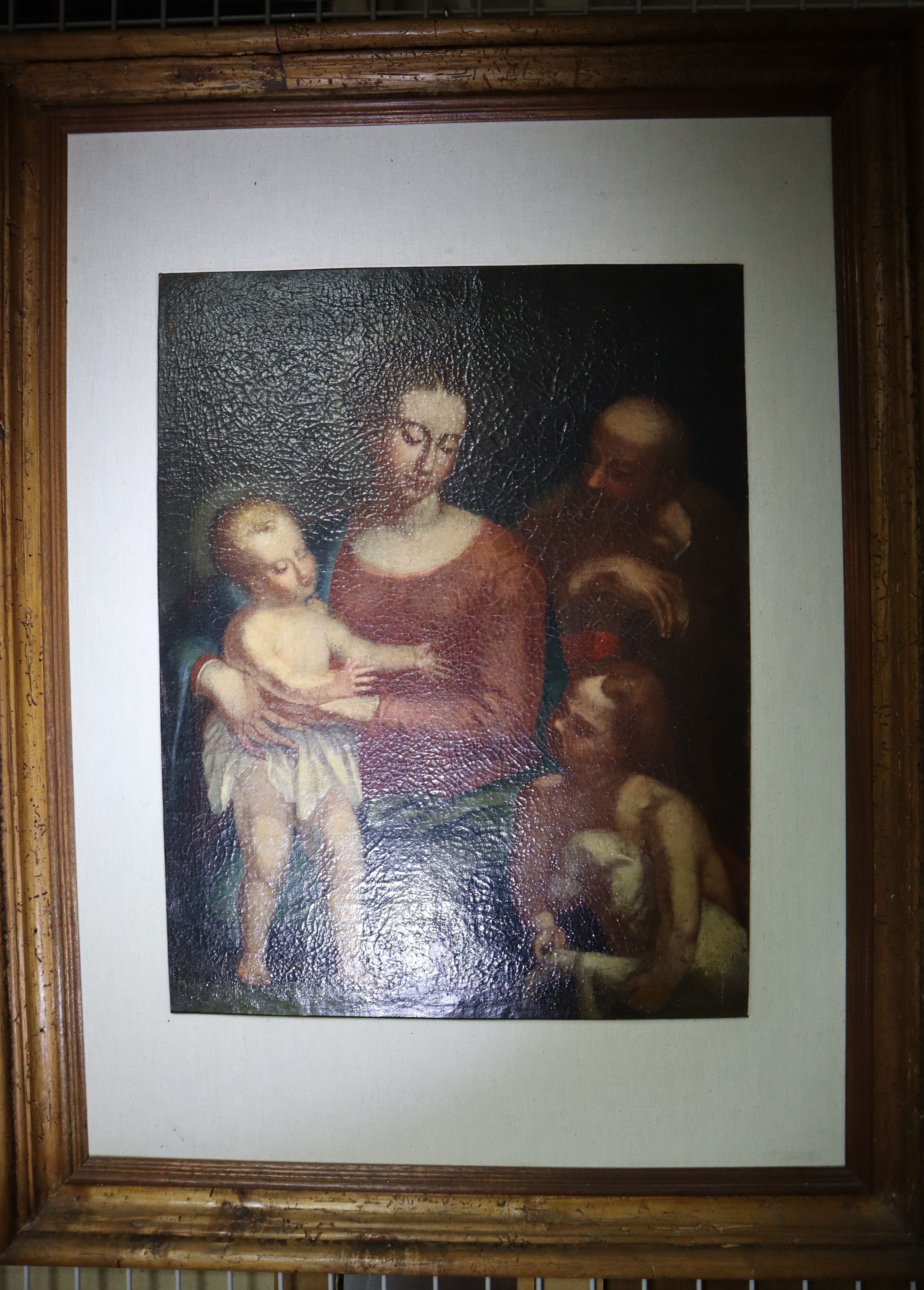 Sacra Famiglia con San Giovannino (dipinto) - ambito Italia centrale (XVIIII)