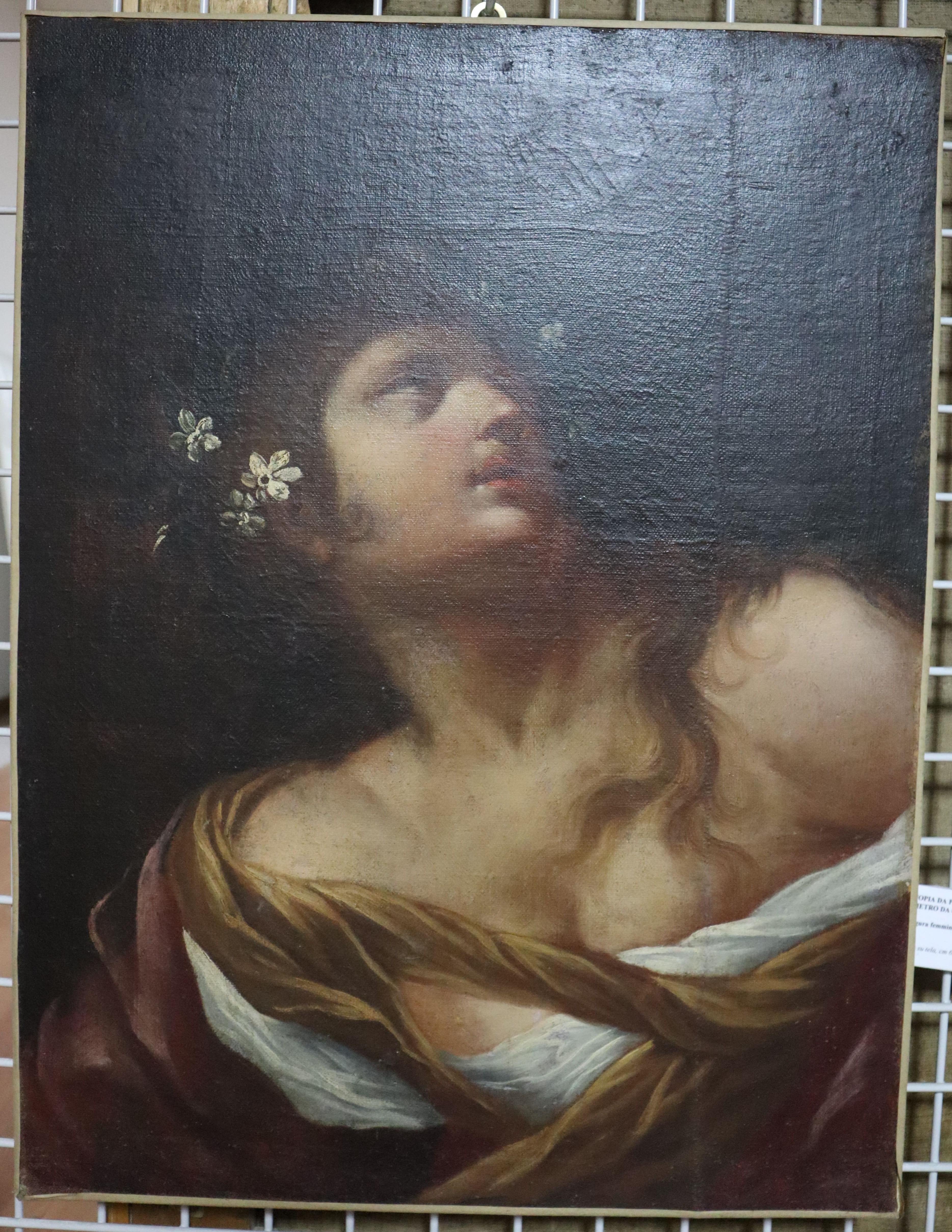 Figura femminile (dipinto) - ambito Italia centrale (XVIII)