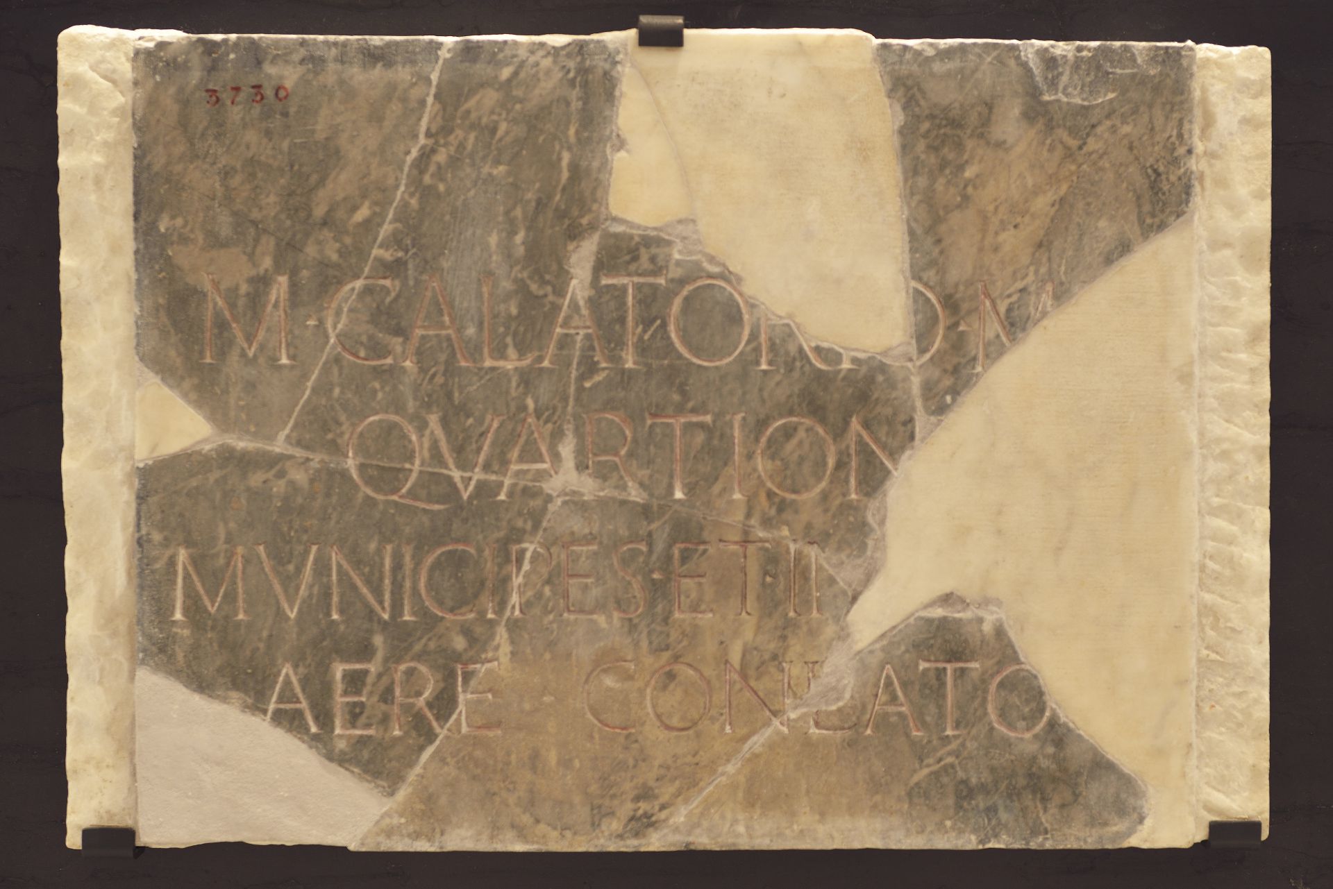 lastra con iscrizione (sec. I d.C)