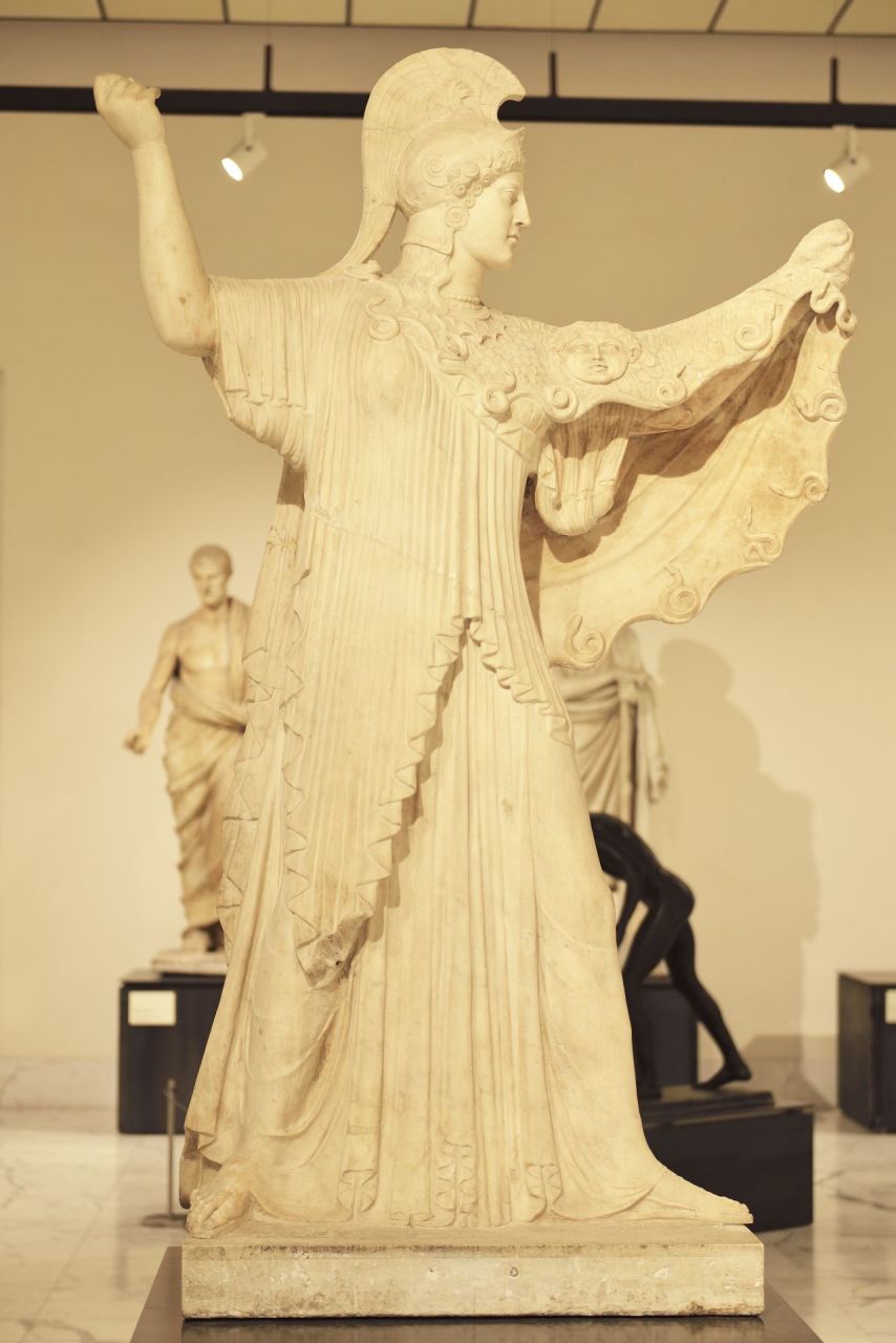 Athena Promachos (statua femminile) - produzione campana (?) (terzo quarto sec. I a.C)