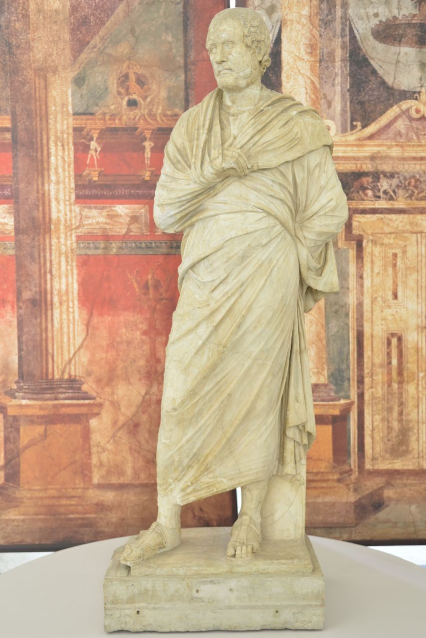 Eschine (statua ritratto maschile) - produzione campana (?) (terzo quarto sec. I a.C)