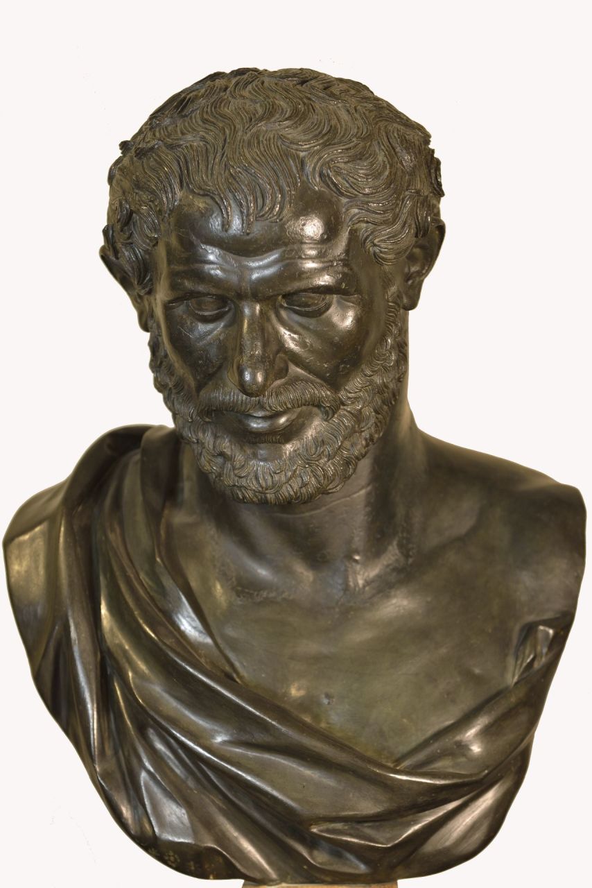 Filosofo (busto/ maschile) - produzione campana (?) (terzo quarto sec. I a.C)