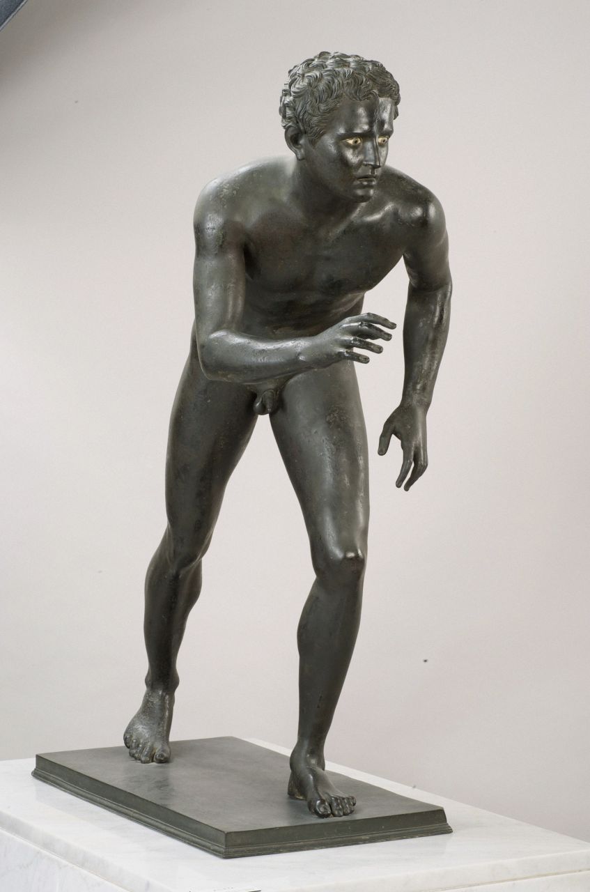 corridore (statua maschile) - produzione campana (?) (terzo quarto sec. I a.C)