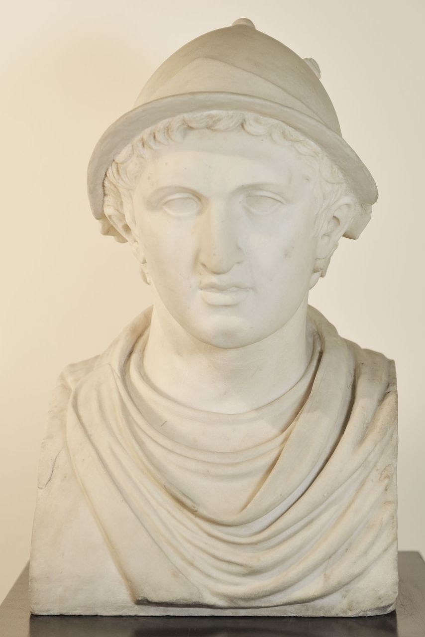 guerriero macedone (erma maschile) - produzione campana (?) (terzo quarto sec. I a.C)