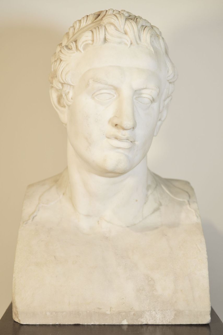 Tolomeo III (?) (erma maschile) - produzione campana (?) (terzo quarto sec. I a.C)