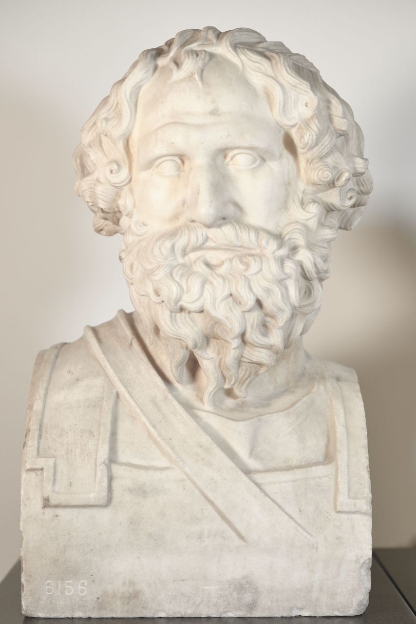 Archidamo III (?) (erma maschile) - produzione campana (?) (terzo quarto sec. I a.C)