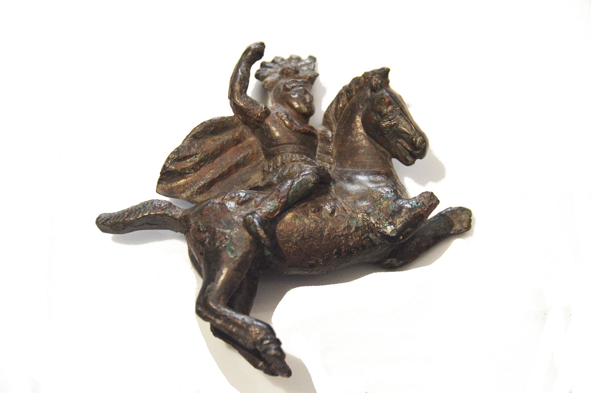 UFFICIALE ROMANO A CAVALLO (applique) (sec. I)