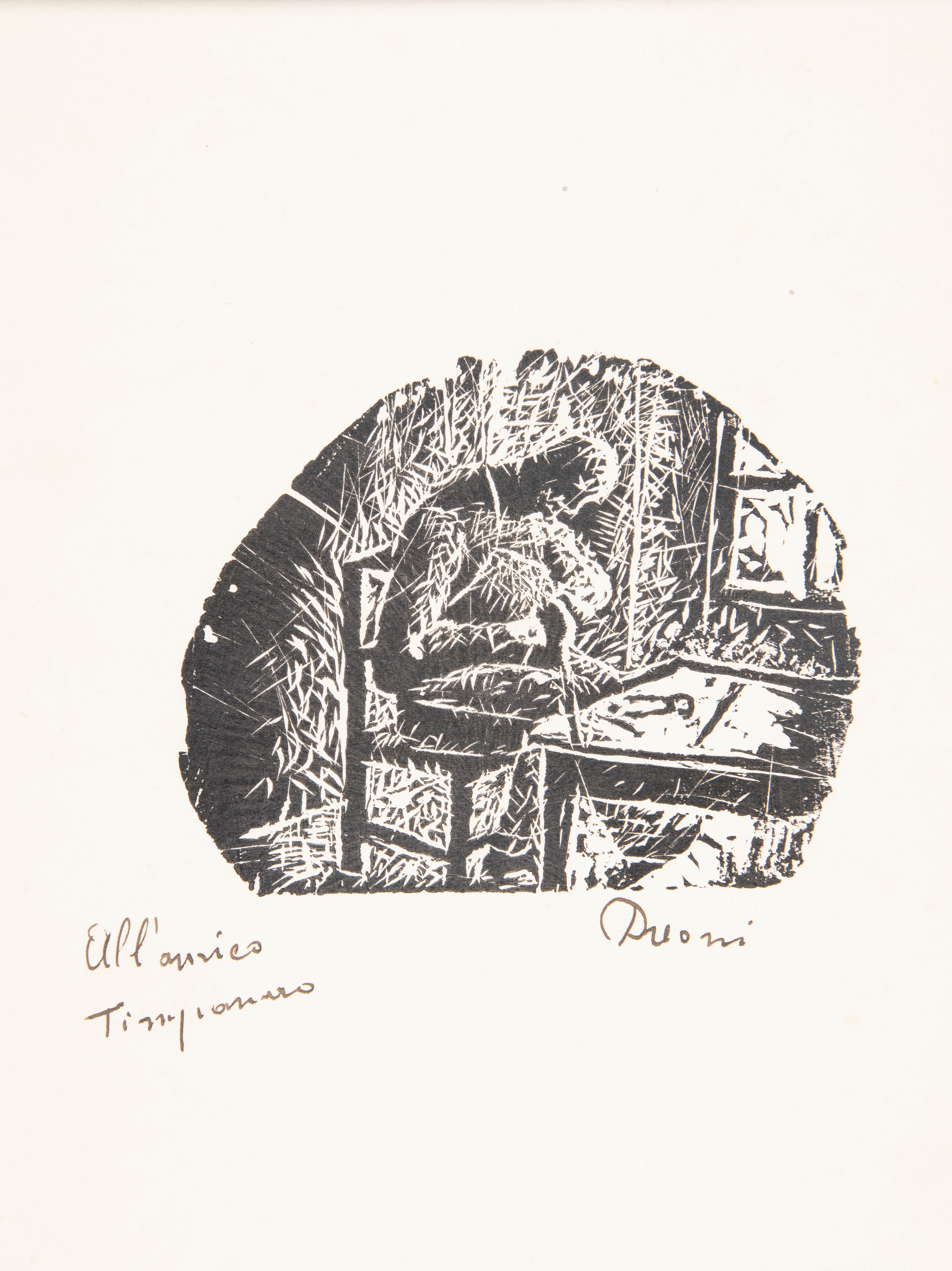 Il ciabattino, attività umane (stampa) di Dreoni, Arrigo (prima metà XX)