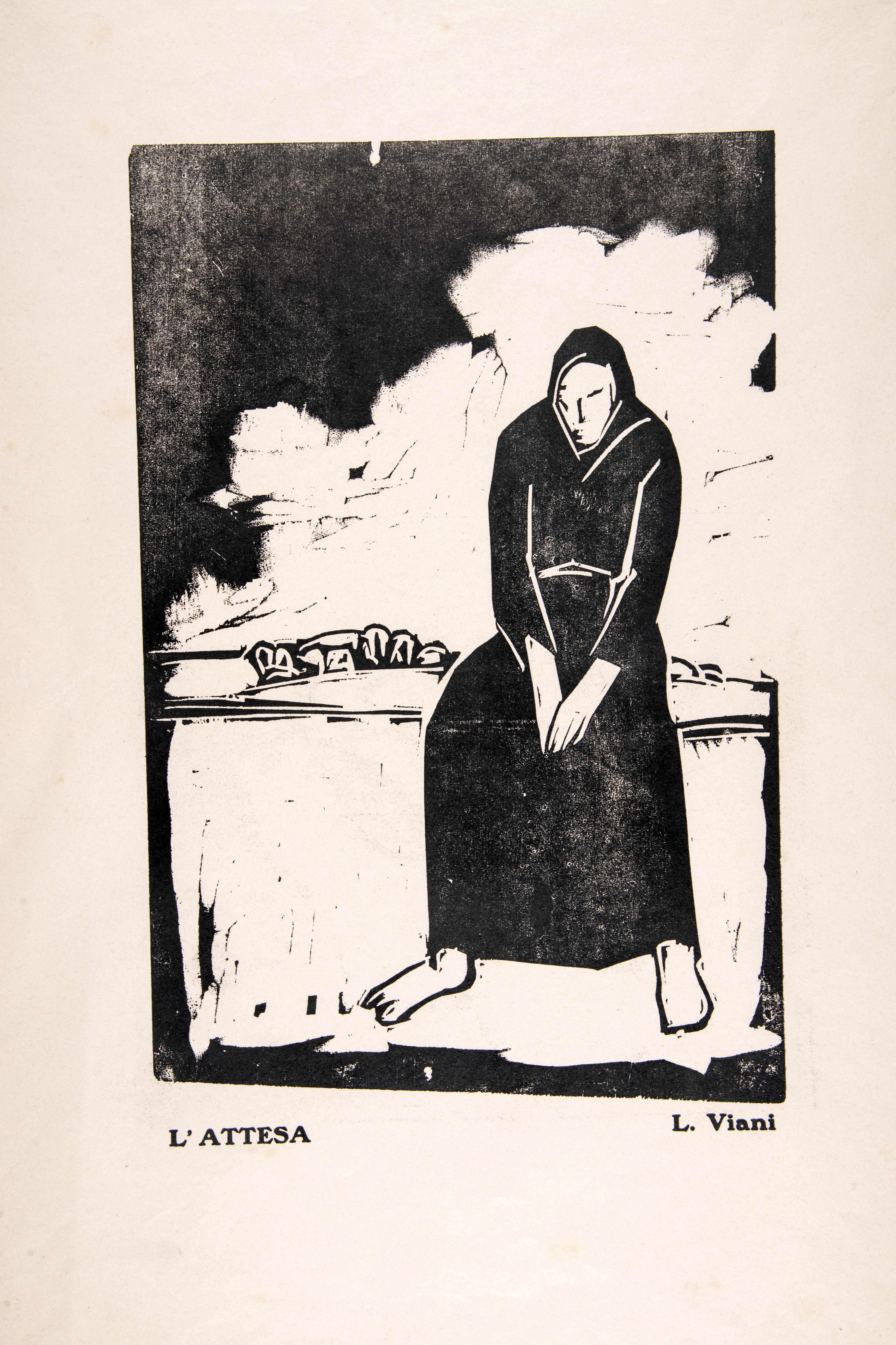 figura umana (stampa, elemento d'insieme) di Viani, Lorenzo (anni dieci XX)