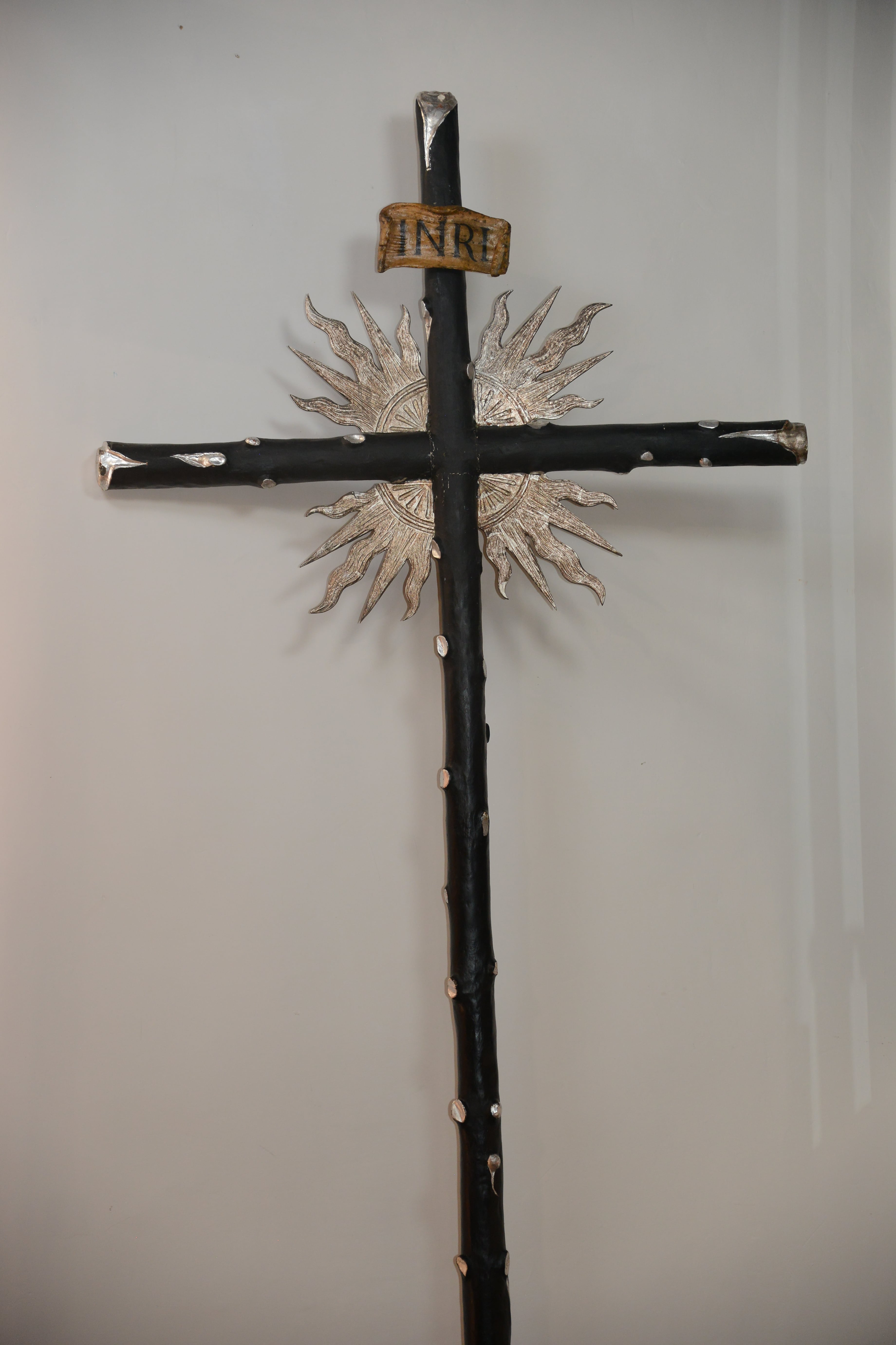croce di confraternita di ignoto (attribuito) - ambito viterbese (metà XVIII)