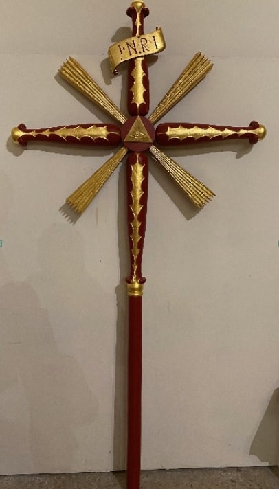 croce di confraternita di Lorenzo Duranti (attribuito) - ambito viterbese (XXI)