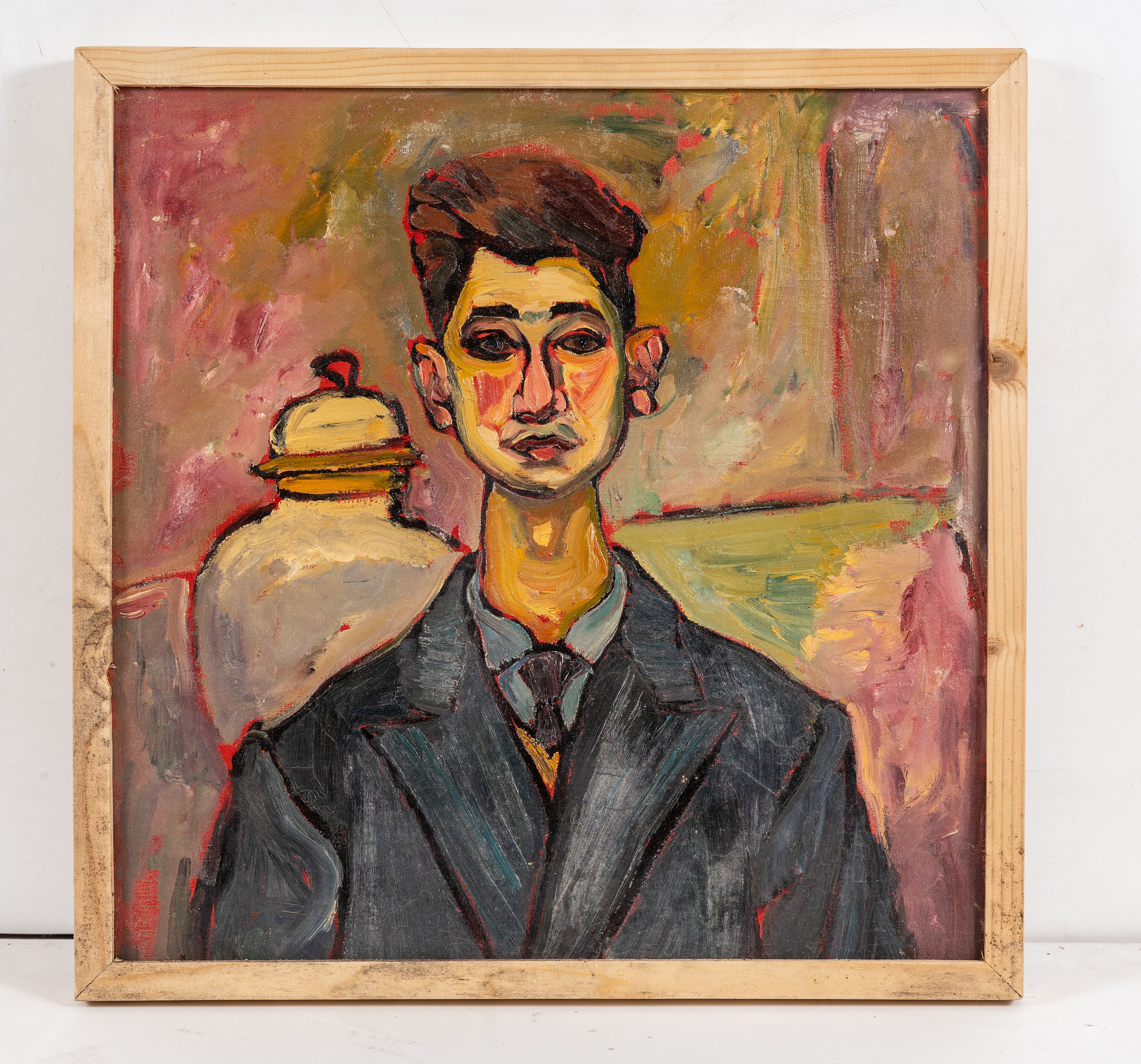 Ragazzo, Ritratto di giovane (dipinto, opera isolata) - ambito Italia centro-settentrionale (seconda metà XX)