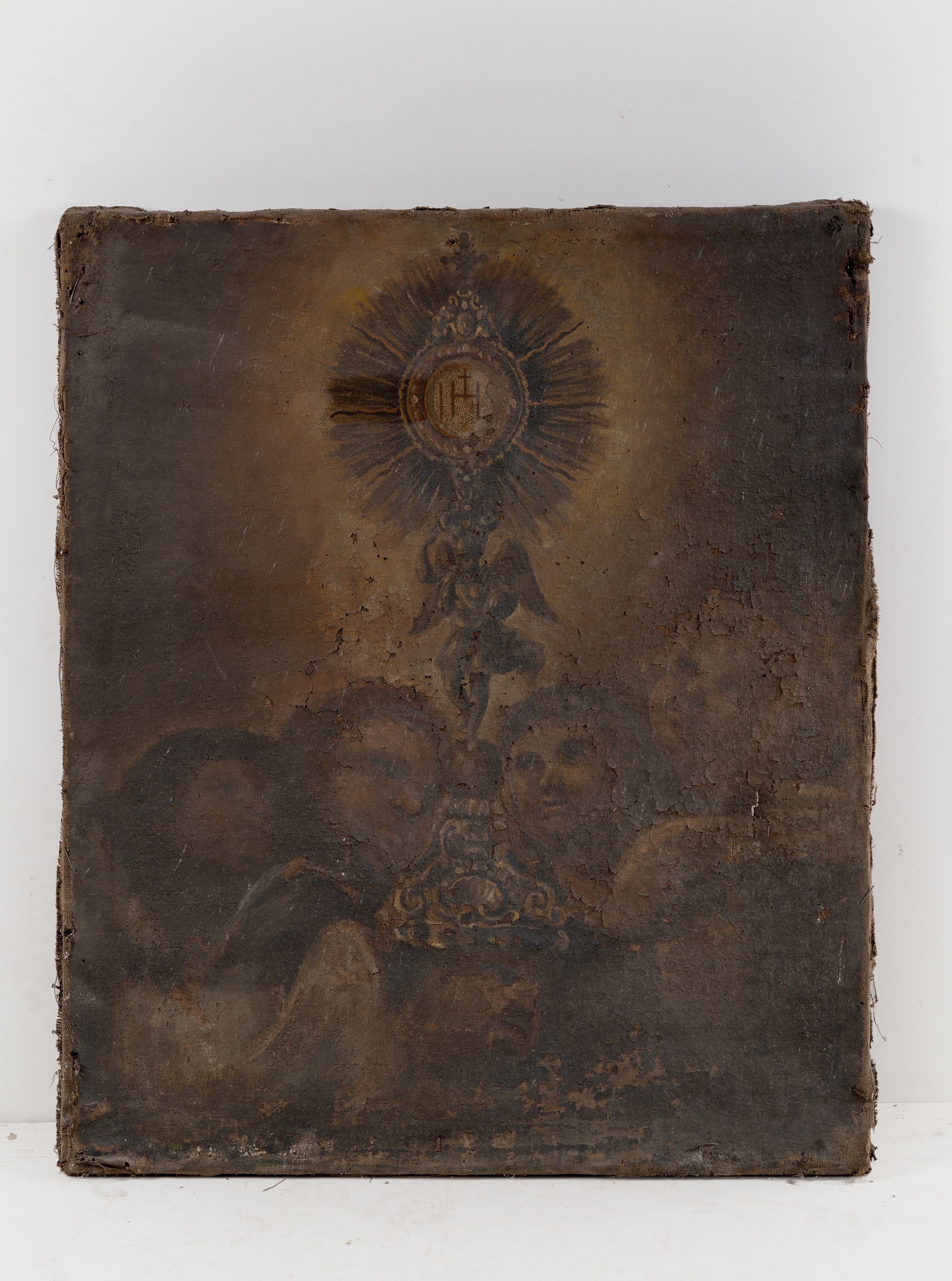 Eucarestia (dipinto, opera isolata) - ambito napoletano (prima metà XVIII)