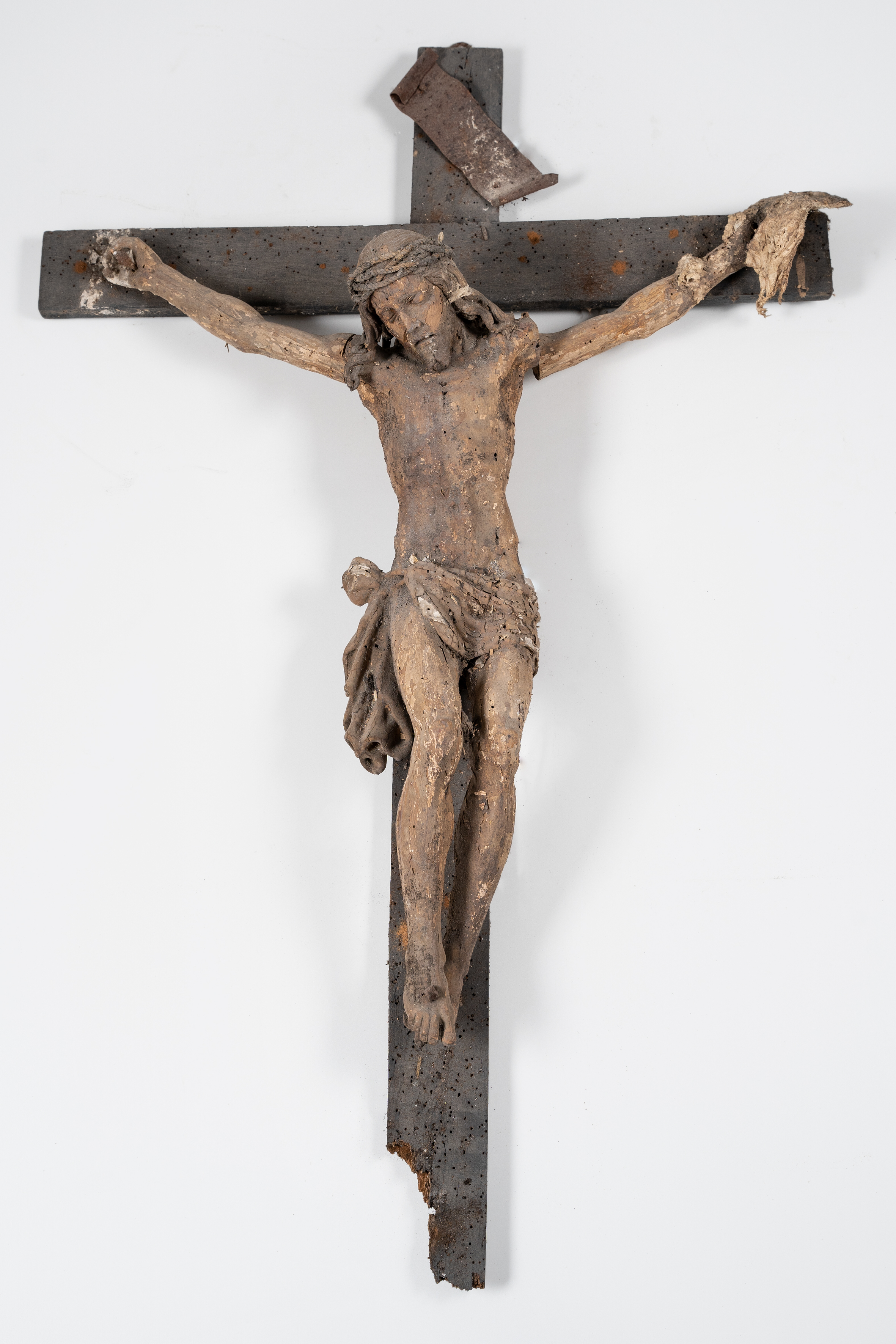 Cristo morente (crocifisso, opera isolata) - manifattura Italia meridionale (seconda metà XVIII)