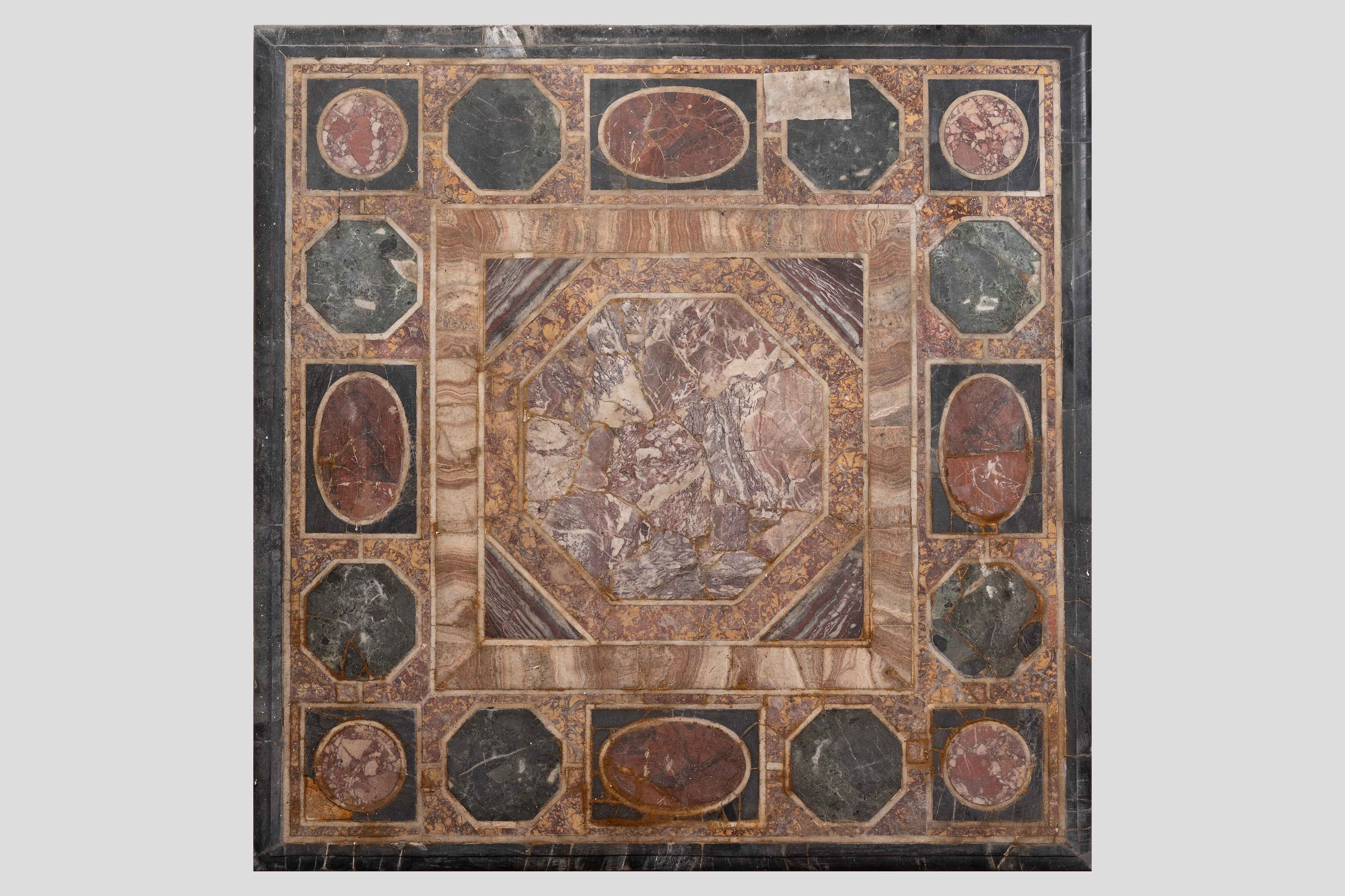 ripiano, elemento d'insieme - manifattura Italia meridionale (seconda metà XIX)