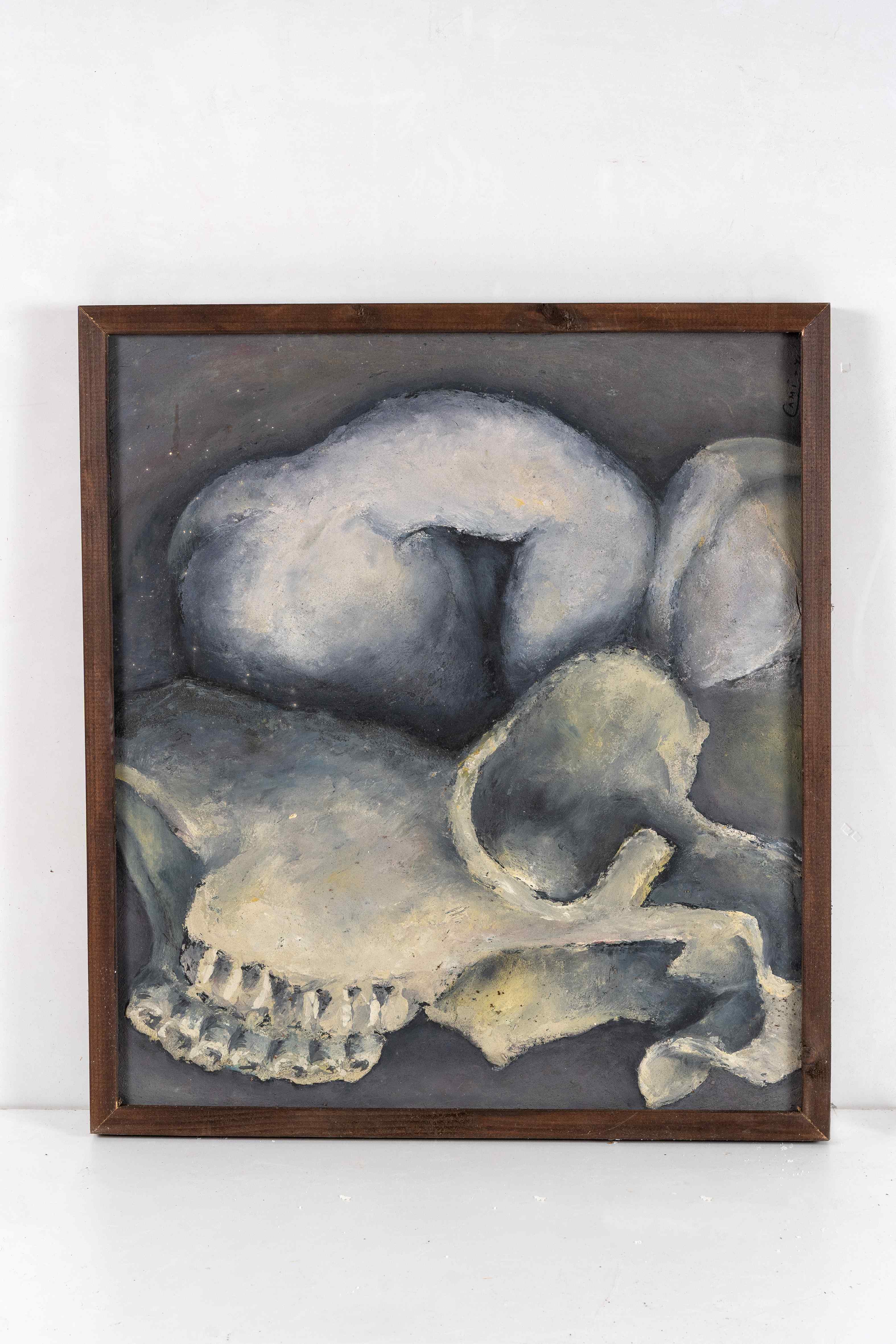 Confessionale (dipinto, opera isolata) di Castagna Mirella detta Camì (attribuito) - ambito Italia centro-settentrionale (metà XX)