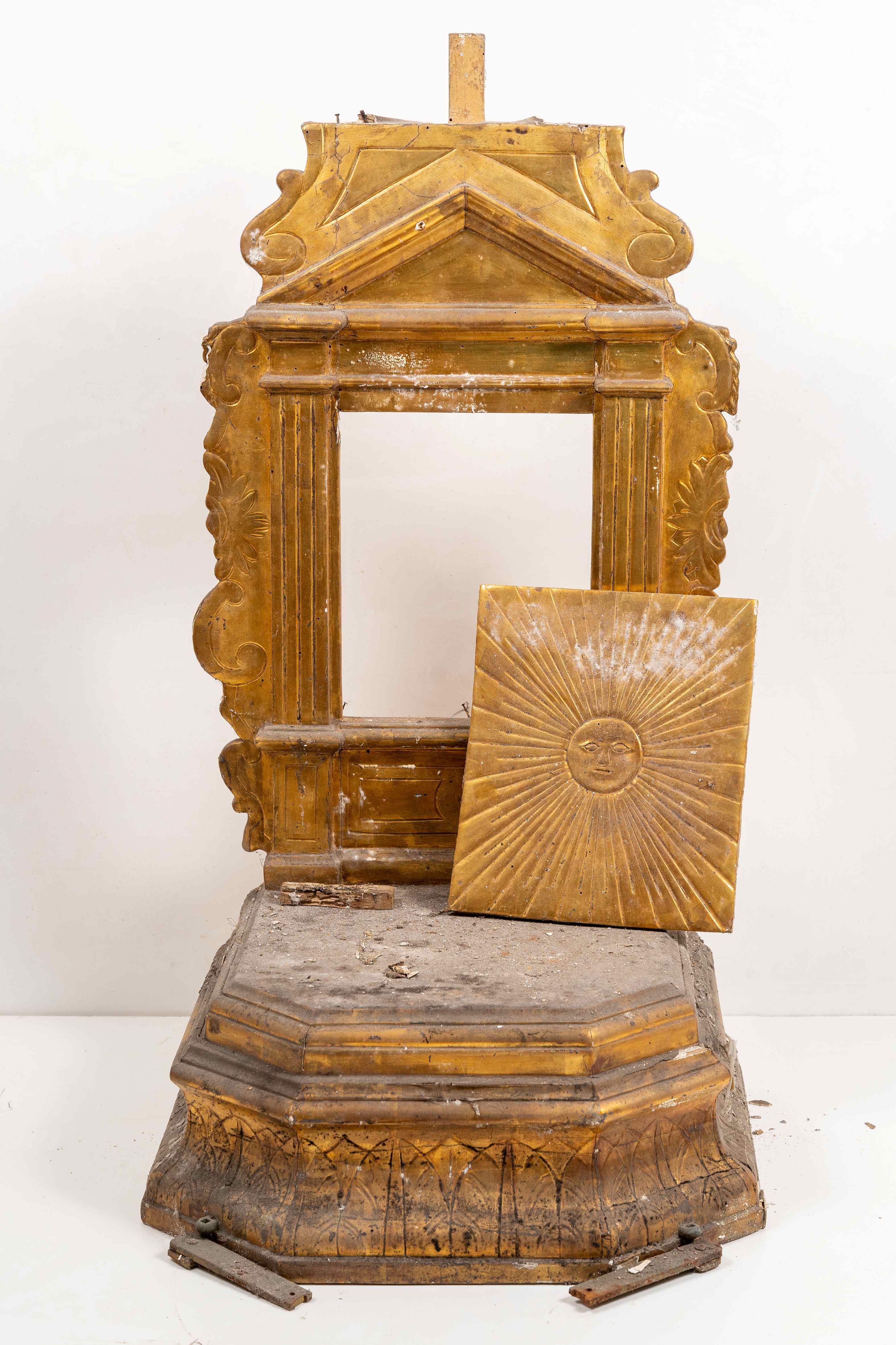 tabernacolo portatile - a frontale architettonico, opera isolata - ambito napoletano (seconda metà XIX)