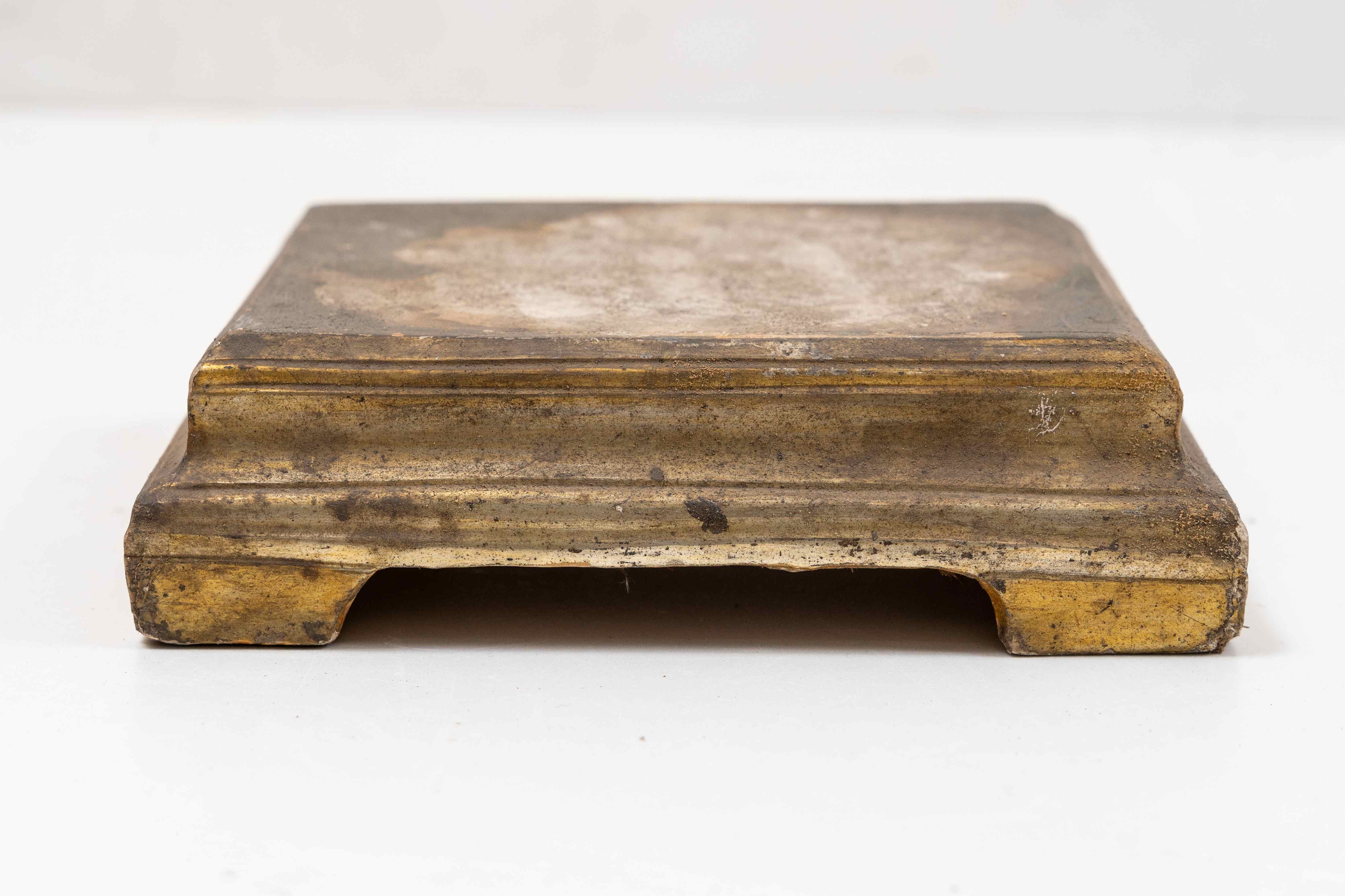 base di scultura, elemento d'insieme - ambito Italia centro-meridionale (seconda metà XIX)