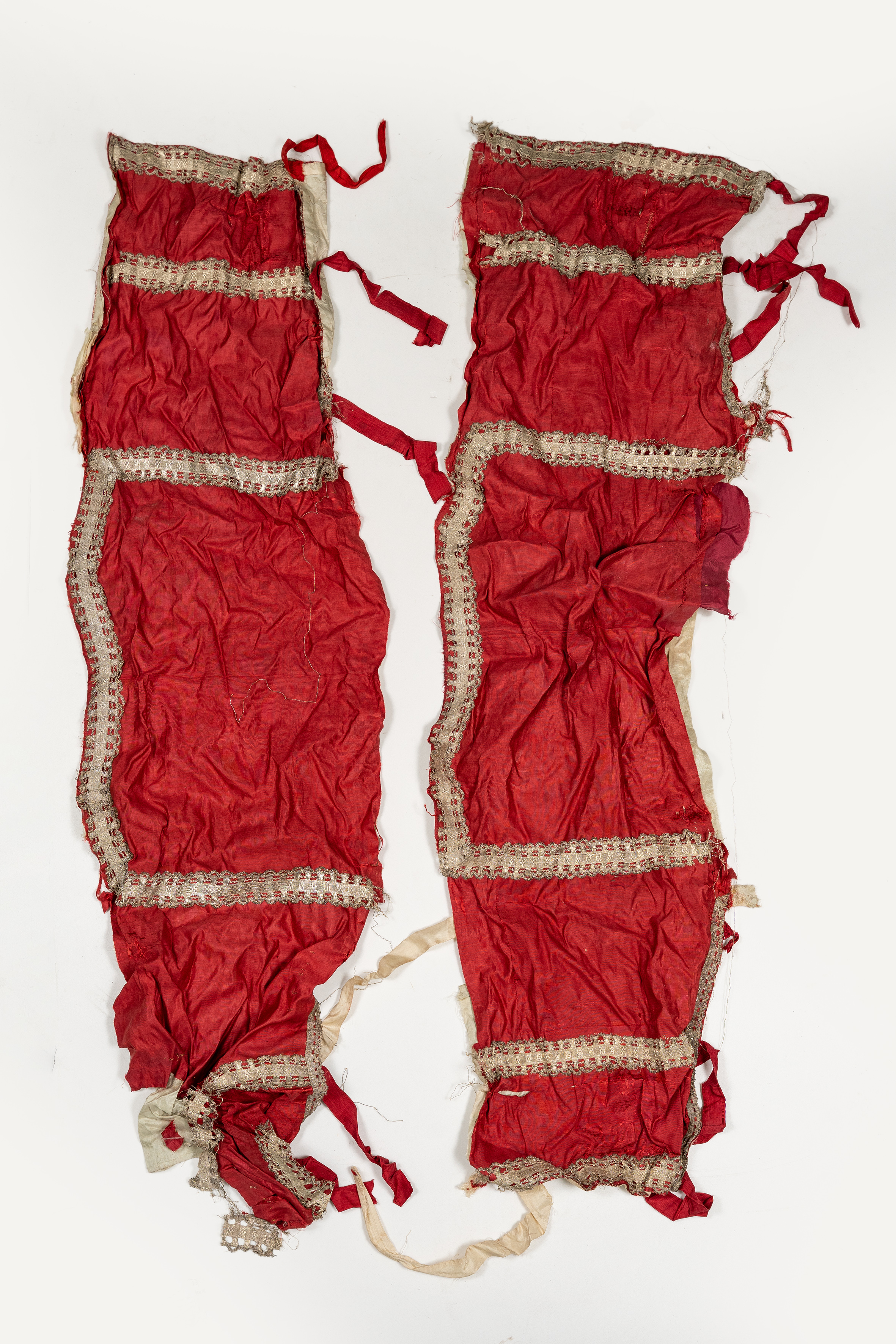 coppia di tessuti (tessuto, coppia) - produzione napoletana (seconda metà XIX)