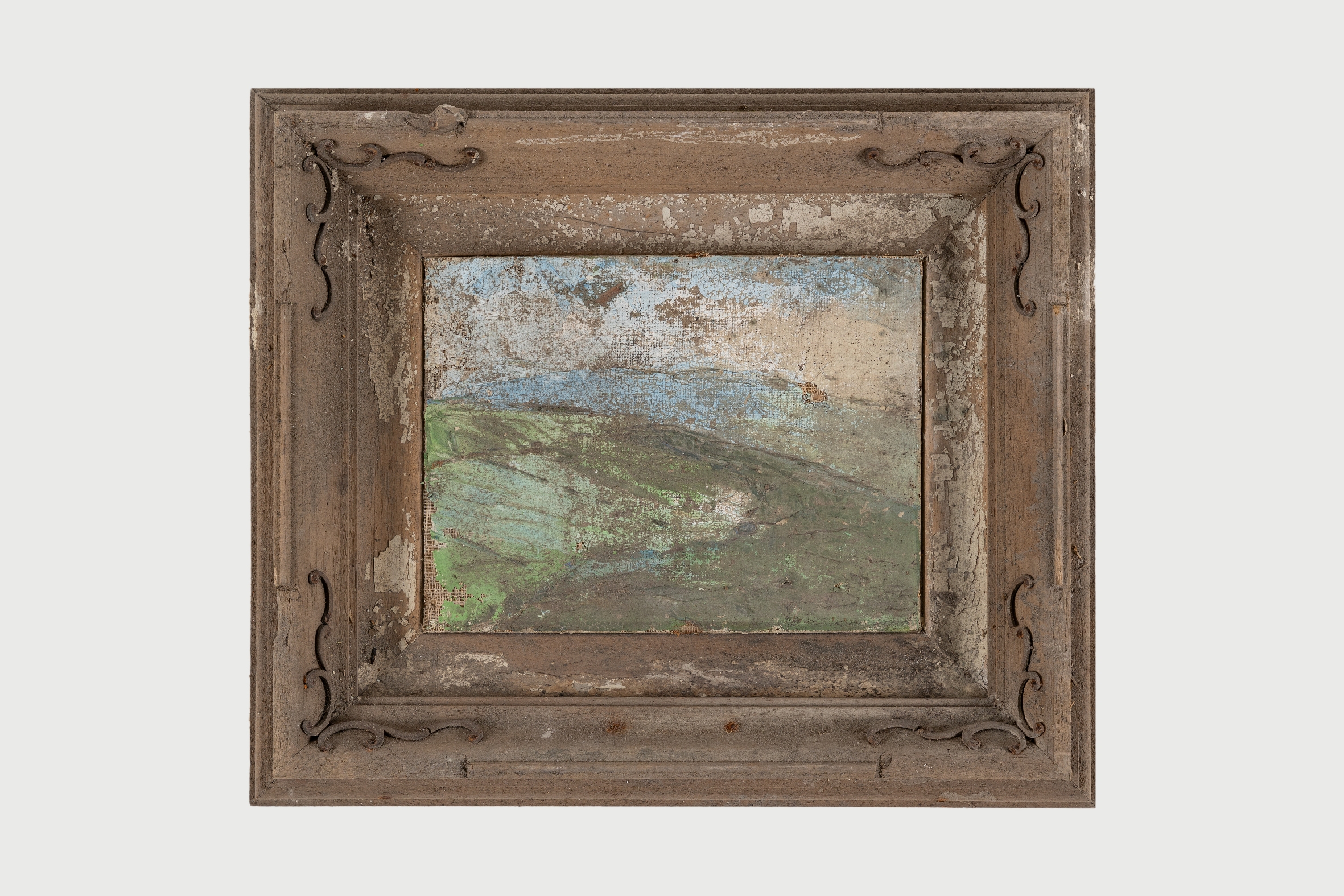 Paesaggio, Paesaggio (dipinto, opera isolata) - bottega italiana (metà XX)