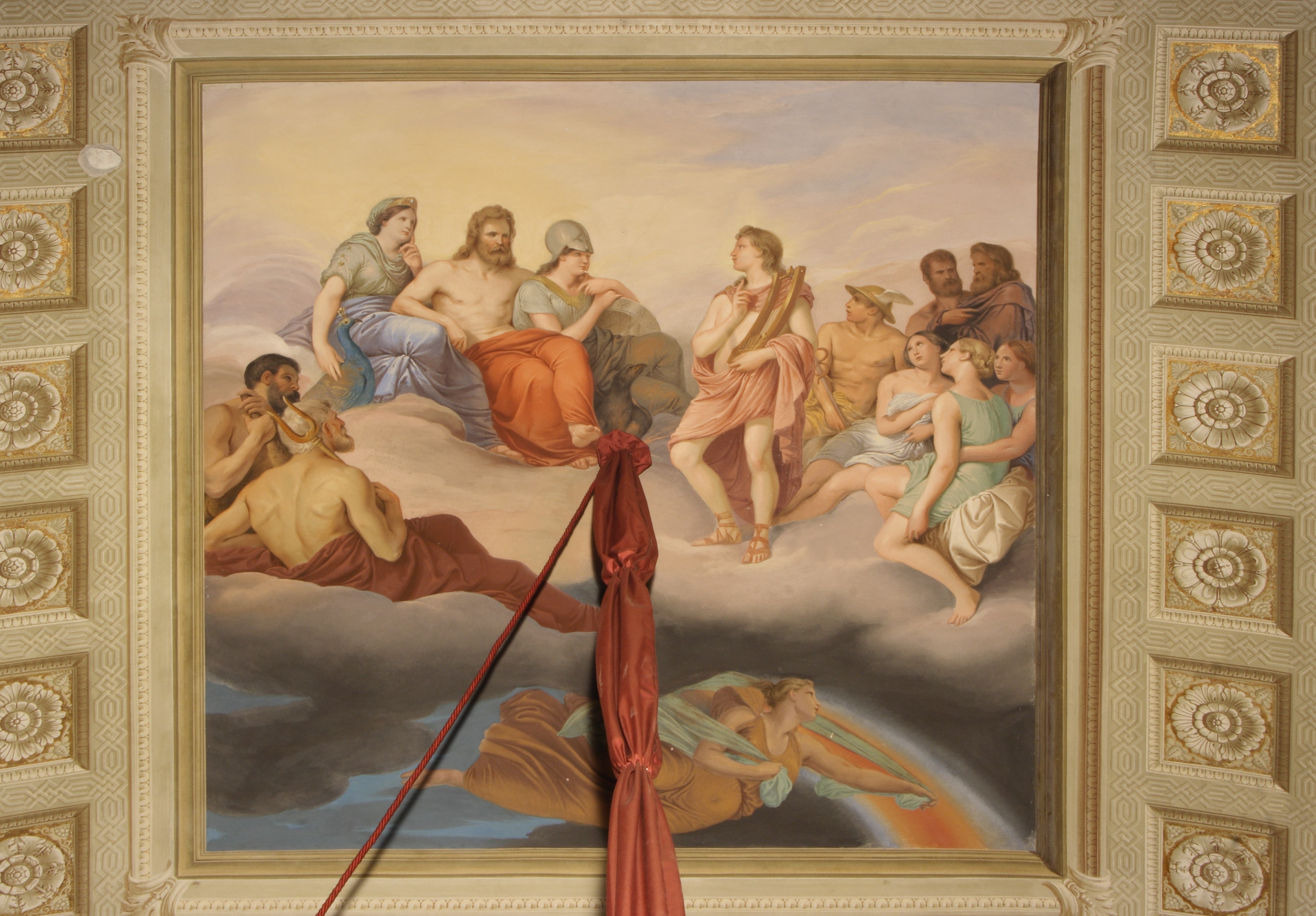 Riposo di Giove (dipinto, opera isolata) di Isola Giuseppe (metà XIX)