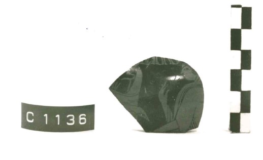 Figura maschile; cetra (anfora/ spalla, parete) (fine/ inizio SECOLI/ VI a.C./ V a.C)