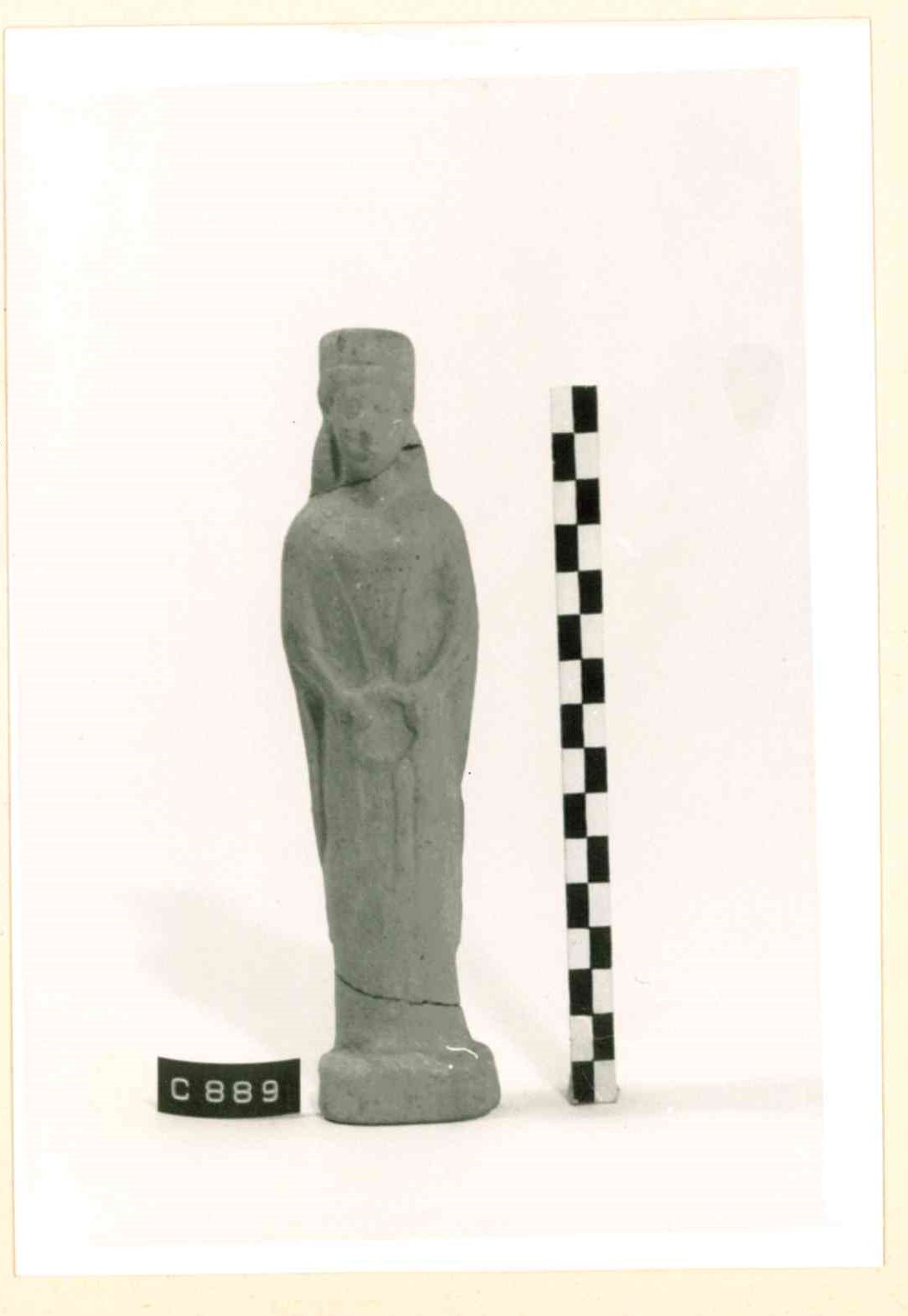 statuetta/ votiva, femminile (seconda metà SECOLI/ VI a.C)