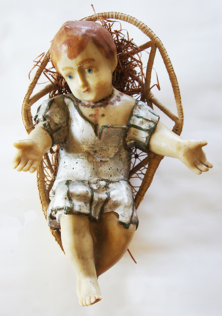 Bbamminieddu (Ceroplastica, devozionale, RITUALITÀ/ OGGETTI DEVOZIONALI) di Mazzerbo, Vincenzo (bottega) - Produzione artigianale