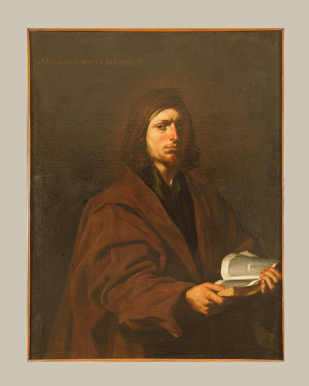 Origene (dipinto, elemento d'insieme) di De Ribera Jusepe (attribuito) - ambito spagnolo (prima metà sec. XVII)
