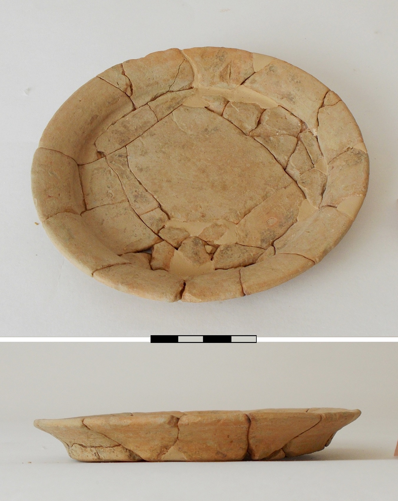 piatto - produzione etrusco - padana (fine/ inizio secc. VI/ V a.C)