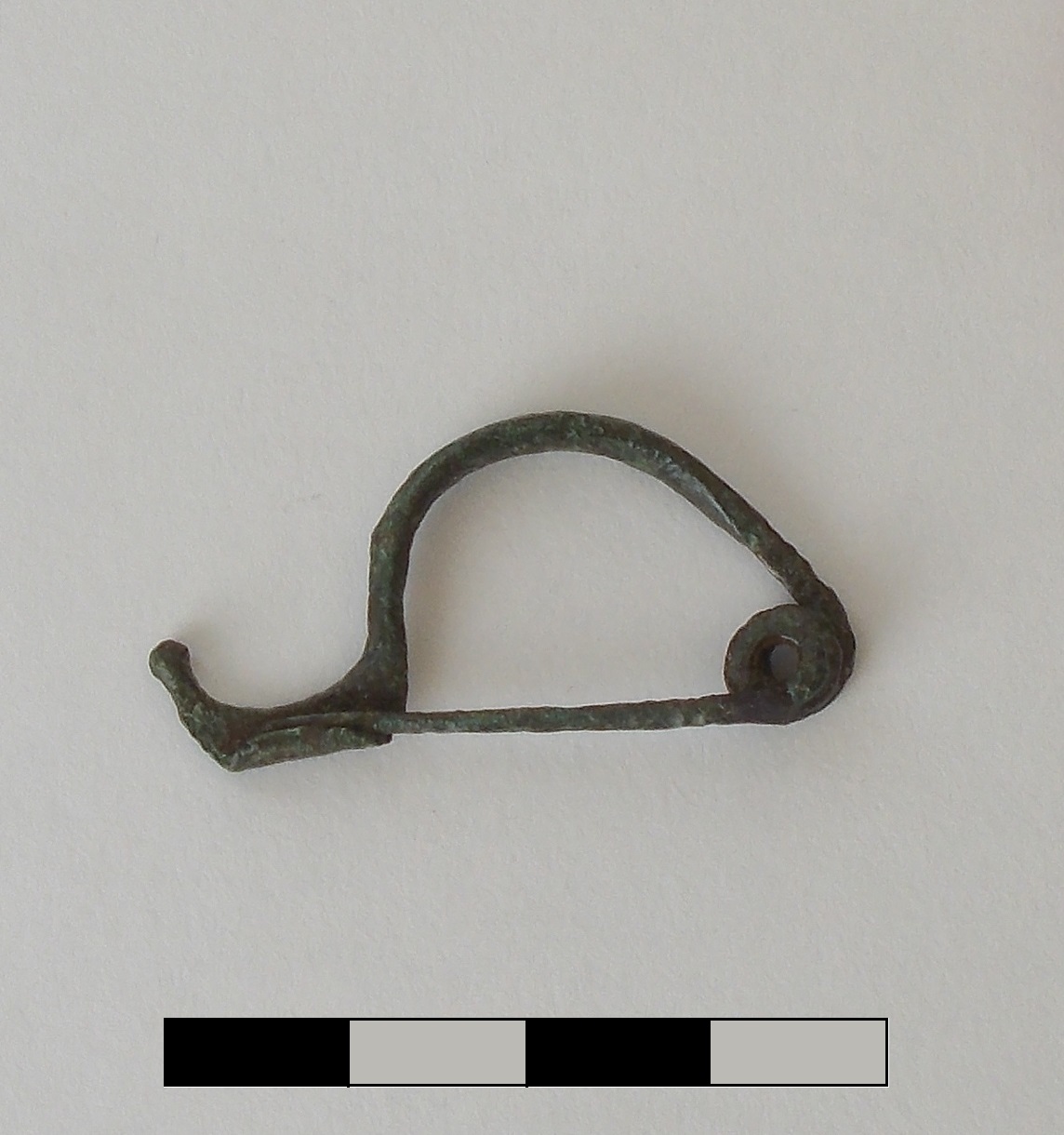 fibula, certosa - produzione etrusco - padana (fine/ inizio secc. VI/ V a.C)