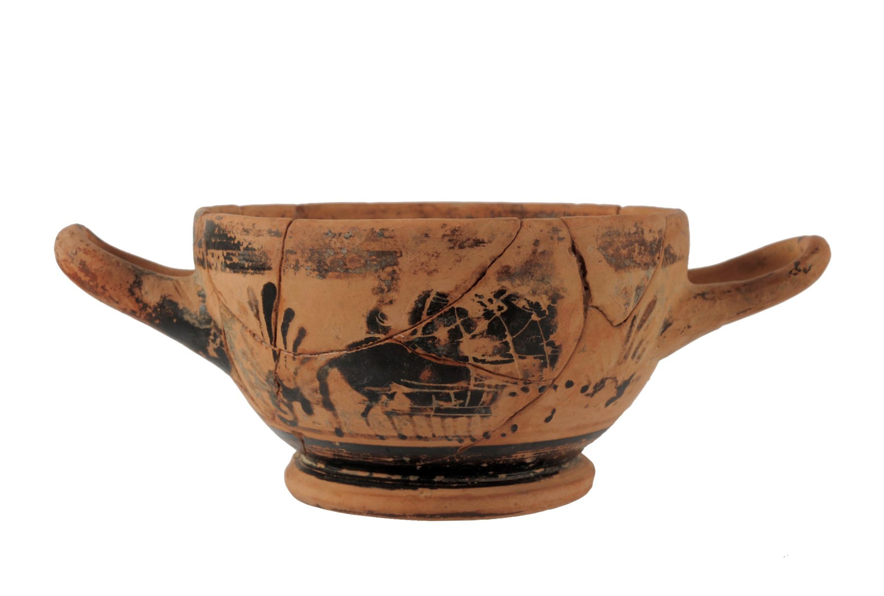 coppa, skyphoide di "Gruppo di Haimon" (bottega) - produzione attica (inizio sec. V a.C)