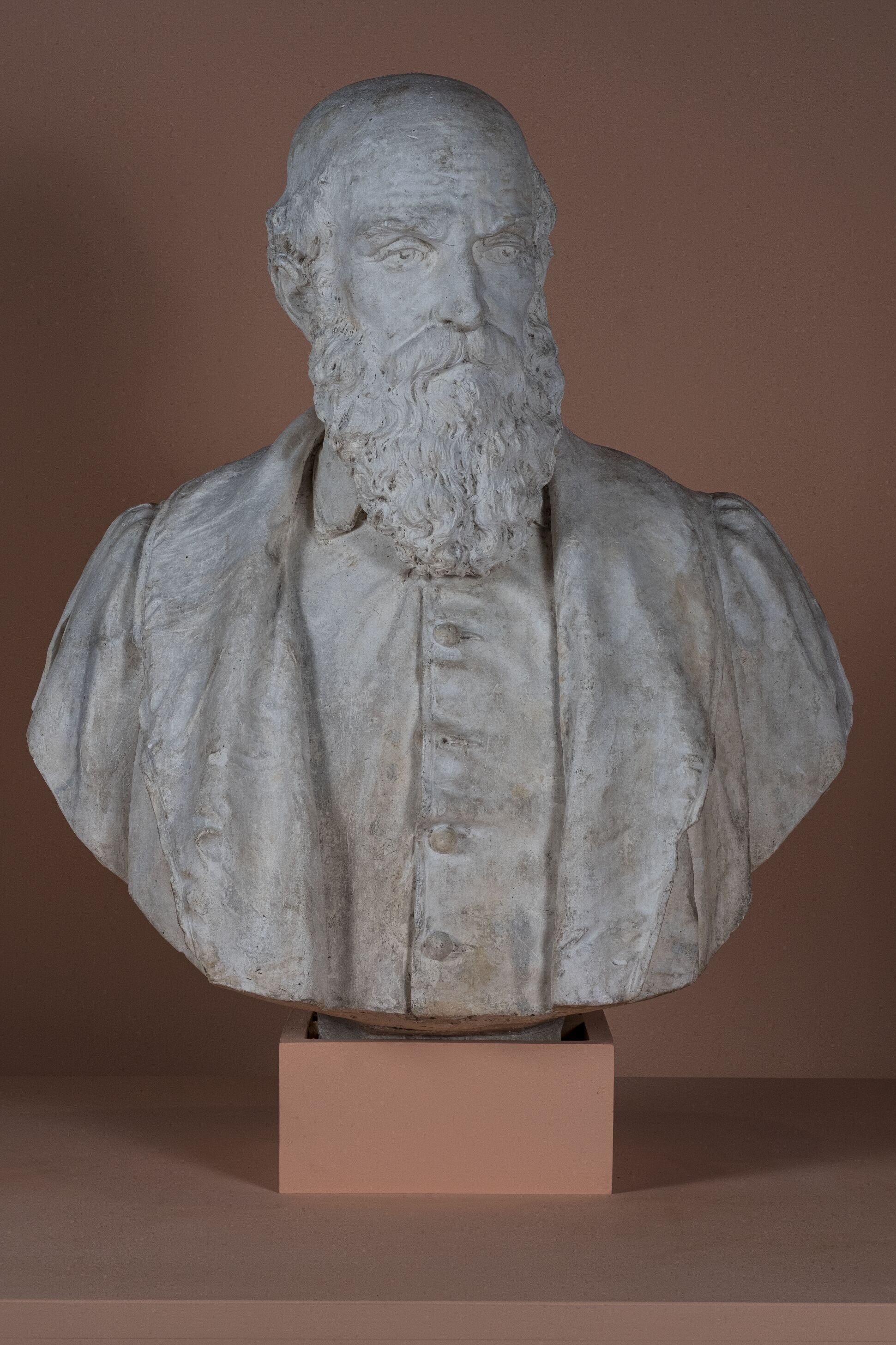 Busto di Michele Sanmicheli, busto maschile (scultura, opera isolata) di Zannoni Ugo - ambito veronese (sec. XIX)