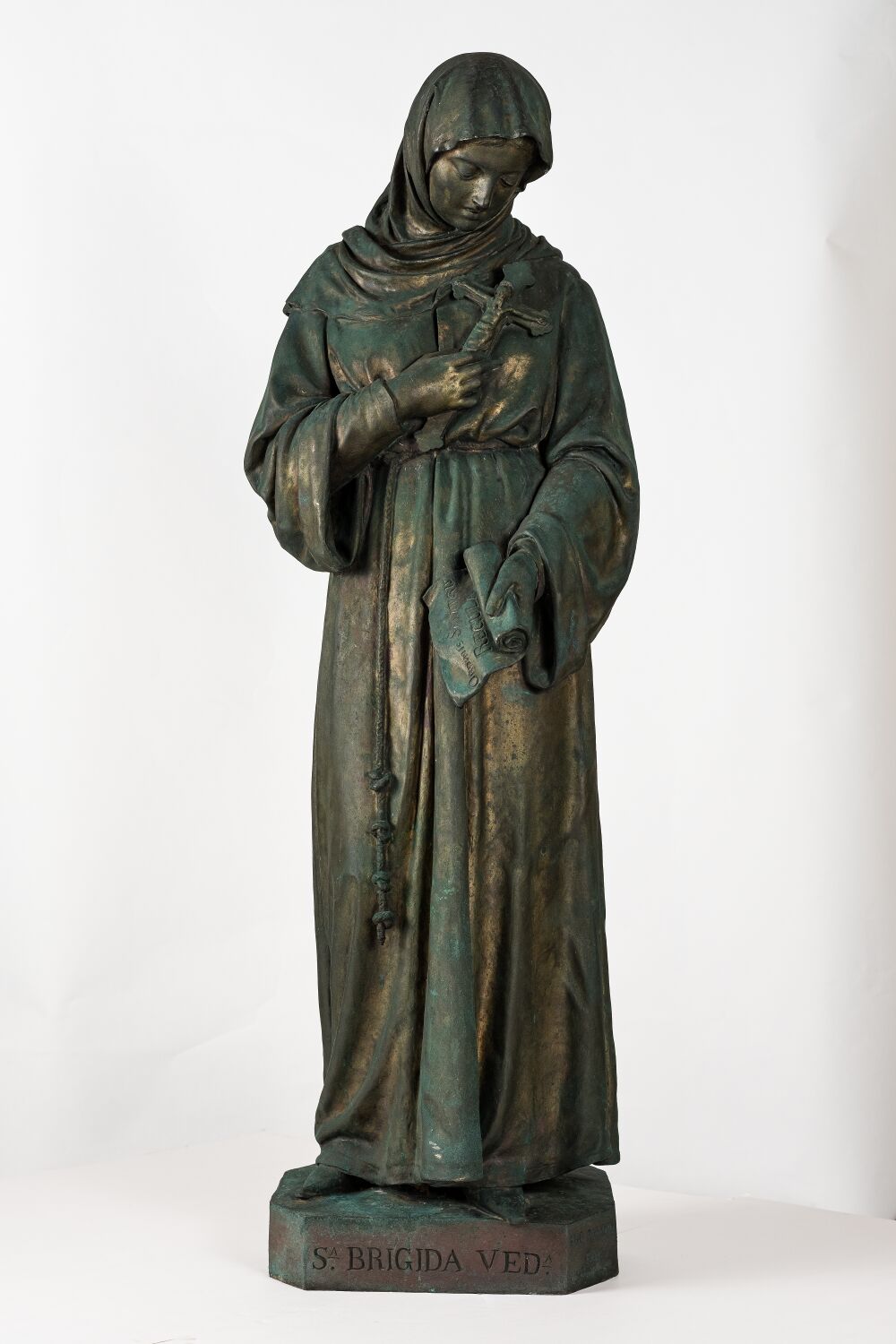 Santa Brigida vedova, Santa Brigida di Svezia (scultura, opera isolata) di Zannoni Ugo - veronese (sec. XIX)