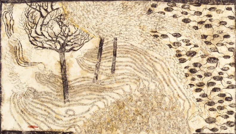 Le lien énervé (dipinto) di Pellegrini Simone (sec. XXI)